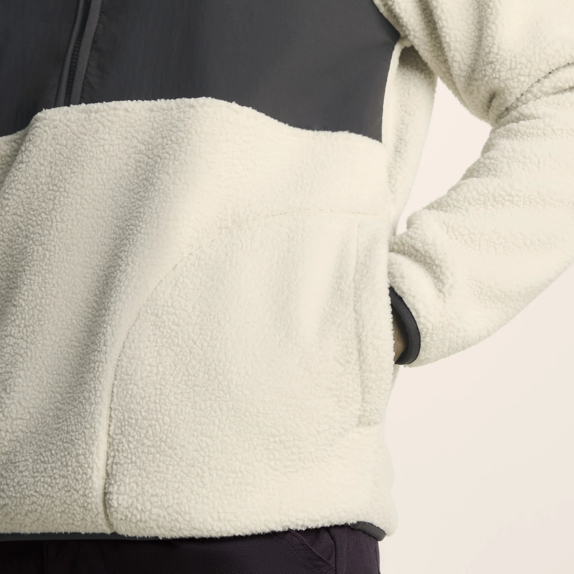 Eldon Mens Sherpa Fleece - Warm Cloud - Image 6