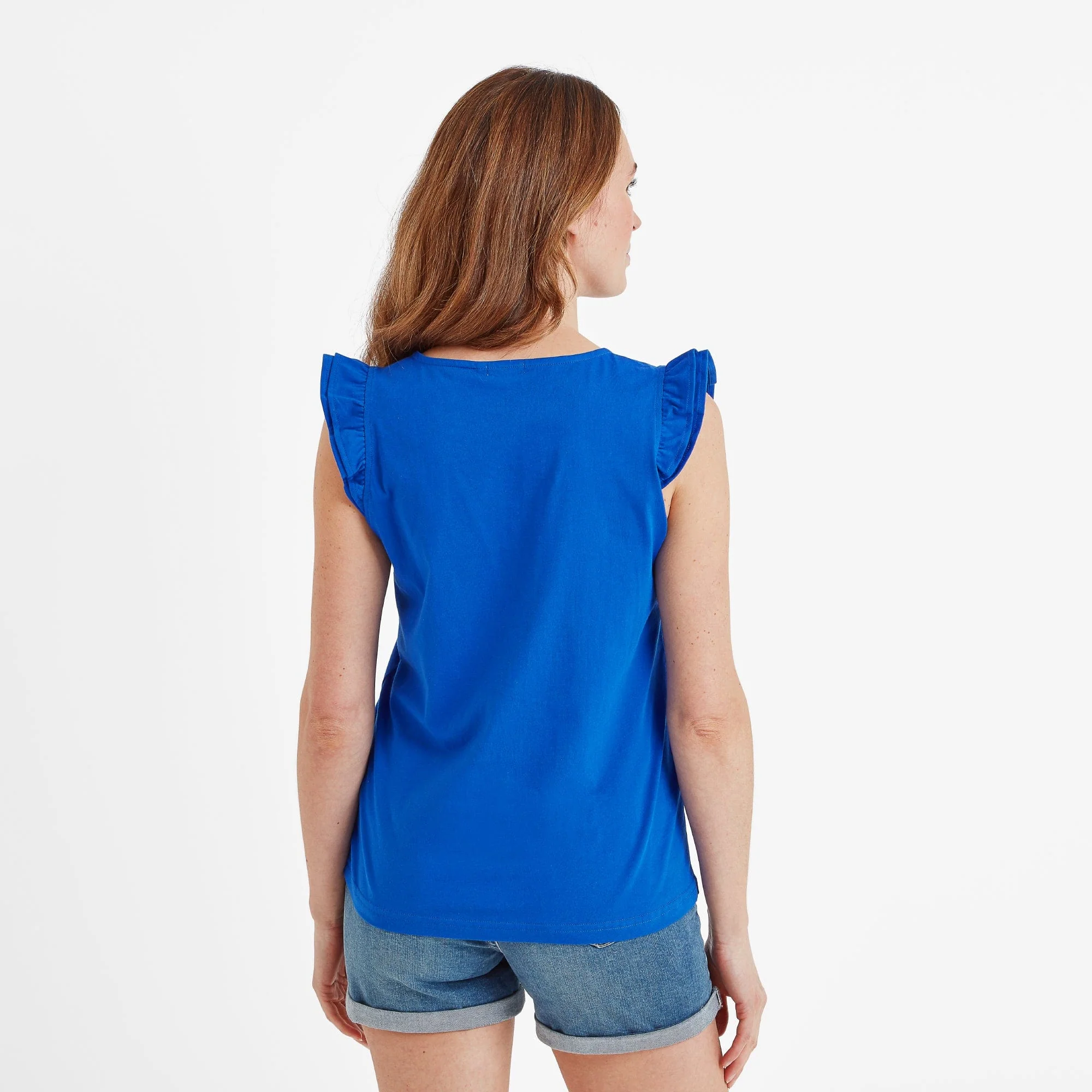 Eleanor Womens T-Shirt - Mykonos Blue - Image 3