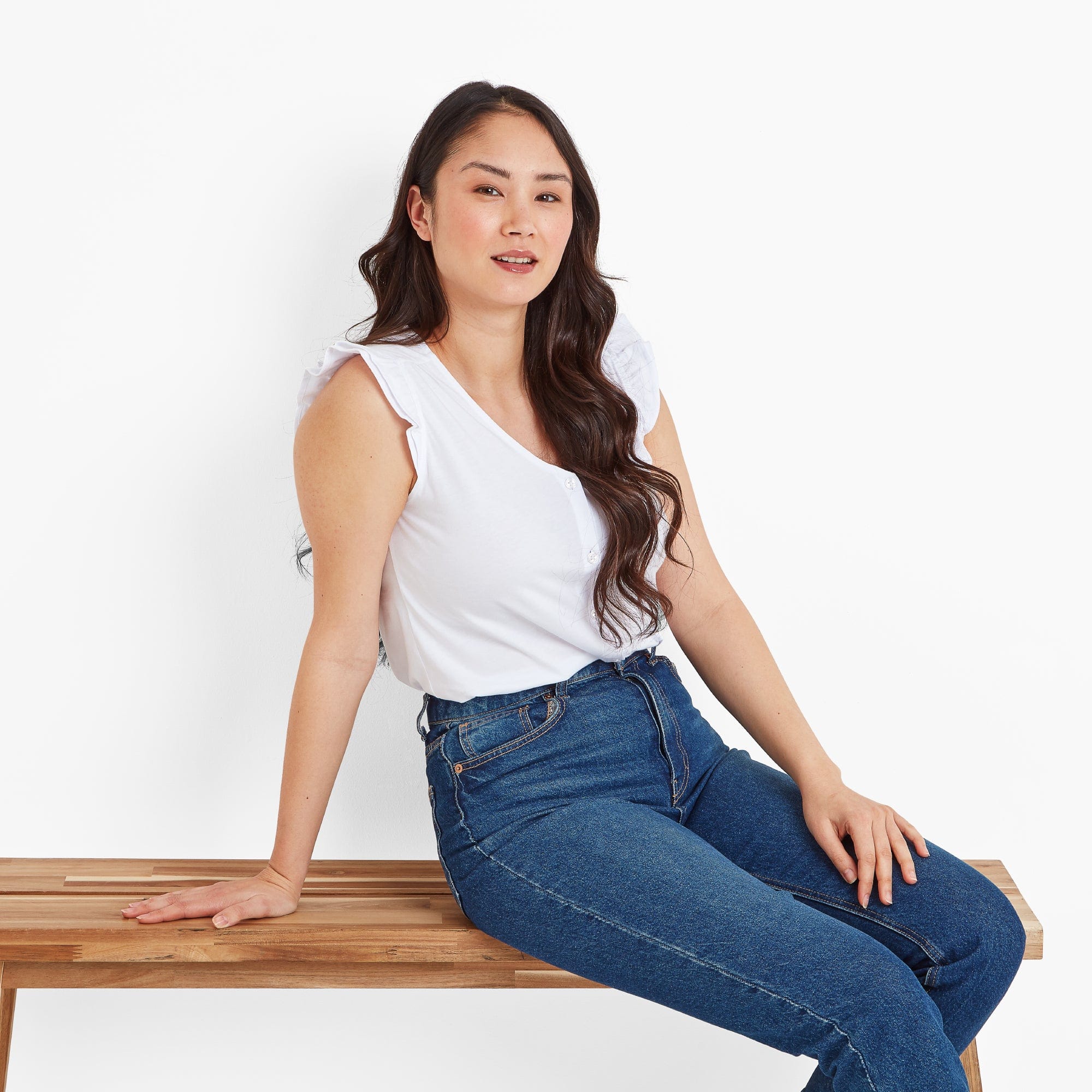 Eleanor Womens T-Shirt - Optic White - Image 4