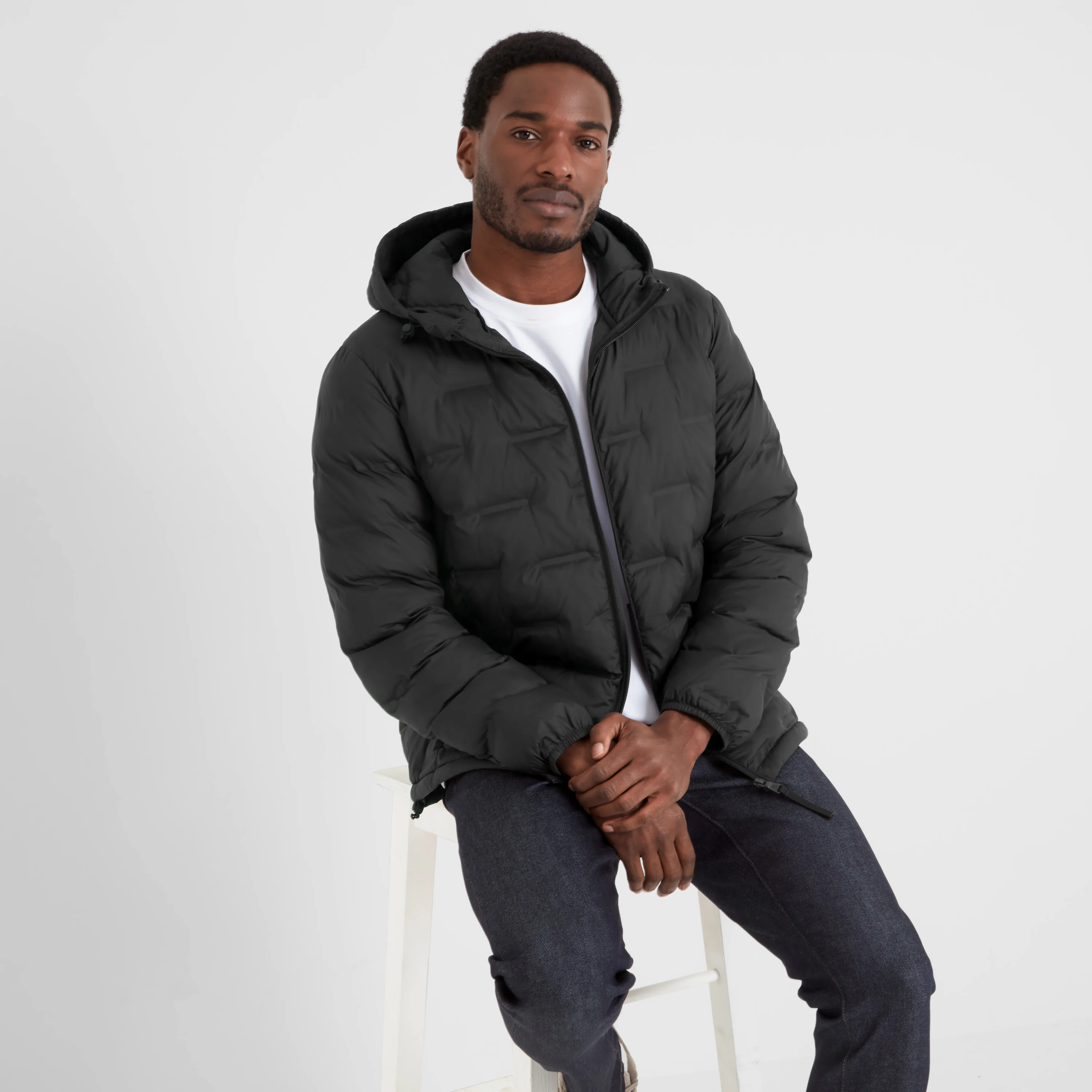 Fender Mens Shower Resistant Insulated Jacket - Black - Image 4