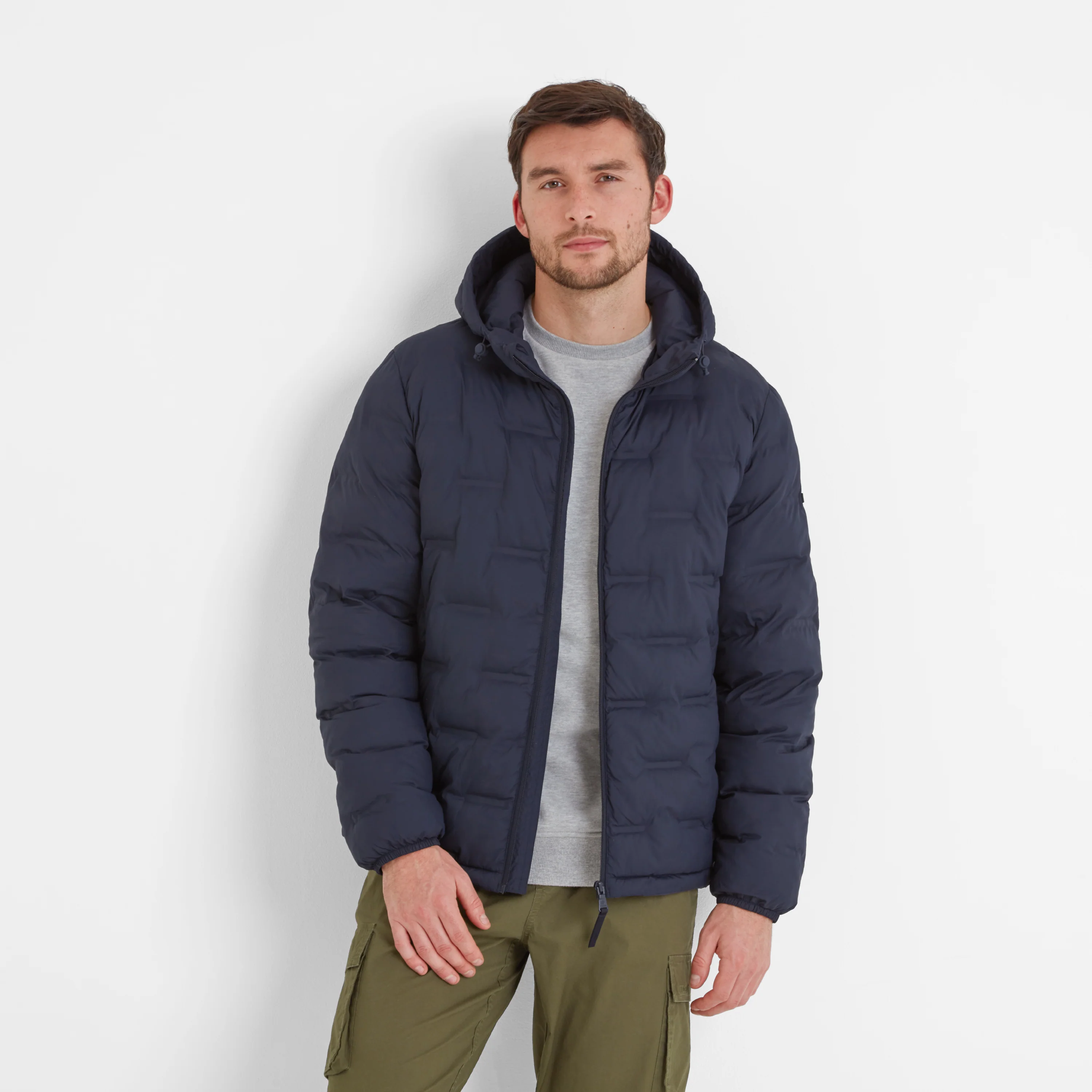 Fender Mens Shower Resistant Insulated Jacket - Dark Indigo - Image 6