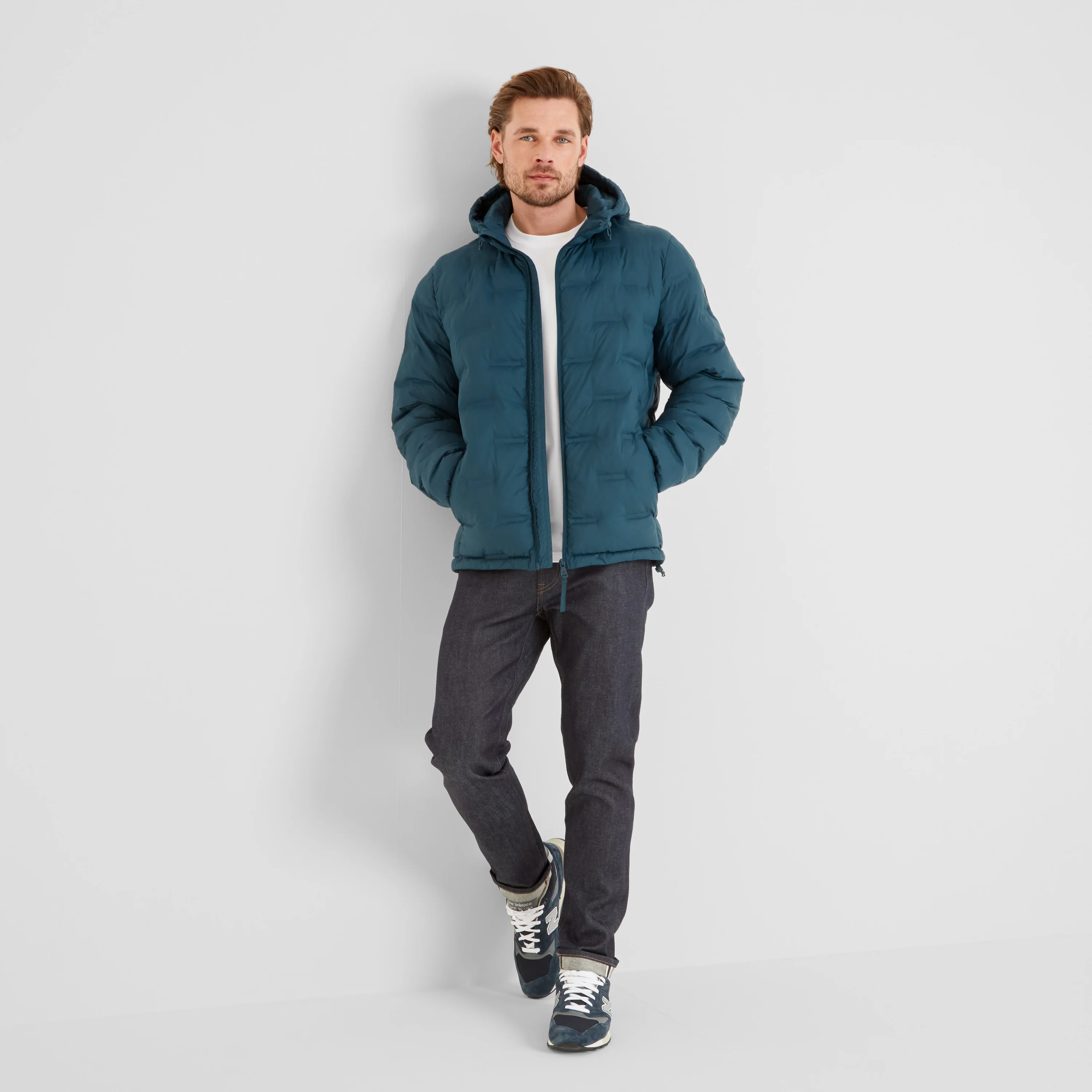 Fender Mens Shower Resistant Insulated Jacket - Petrol Green - Image 2