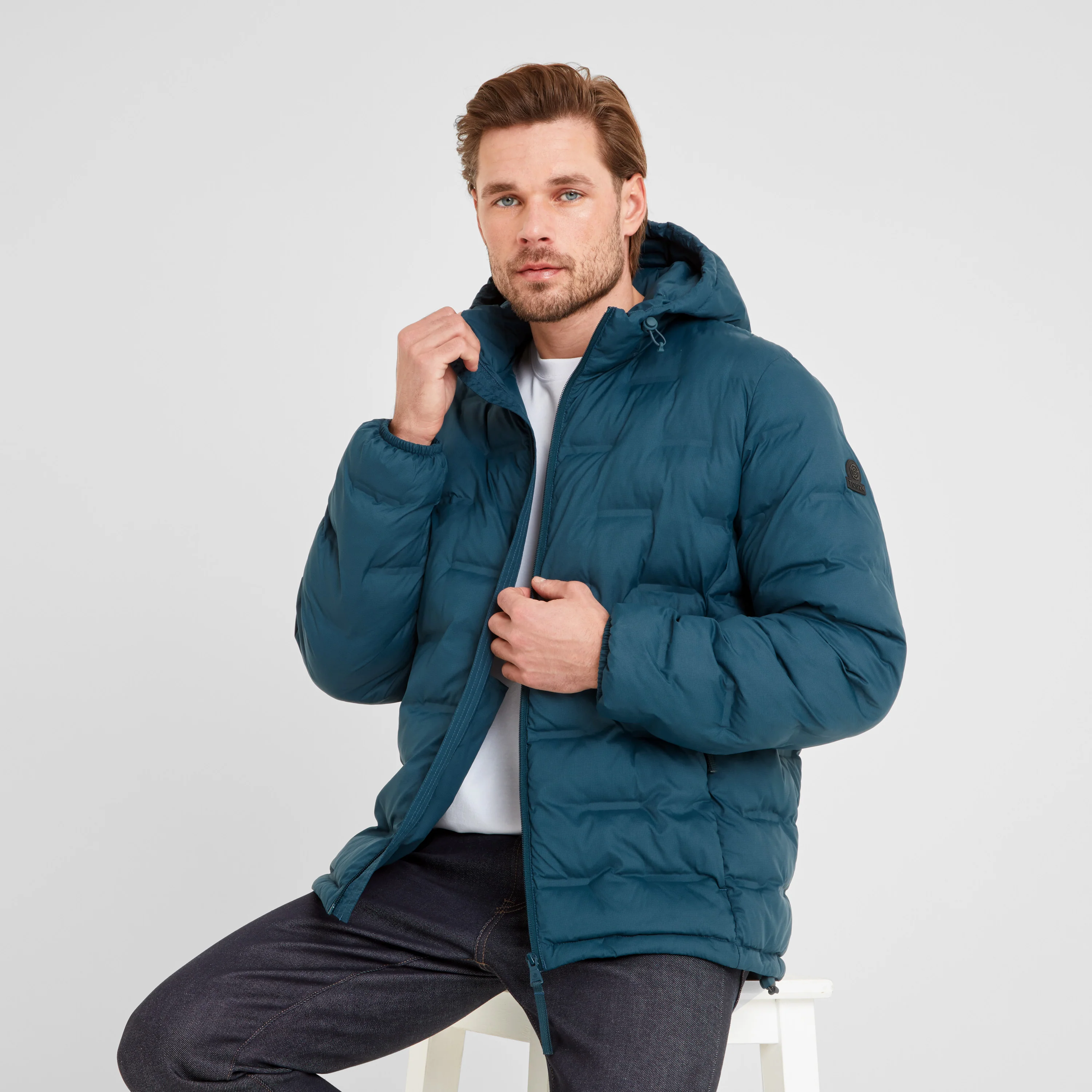 Fender Mens Shower Resistant Insulated Jacket - Petrol Green - Image 4