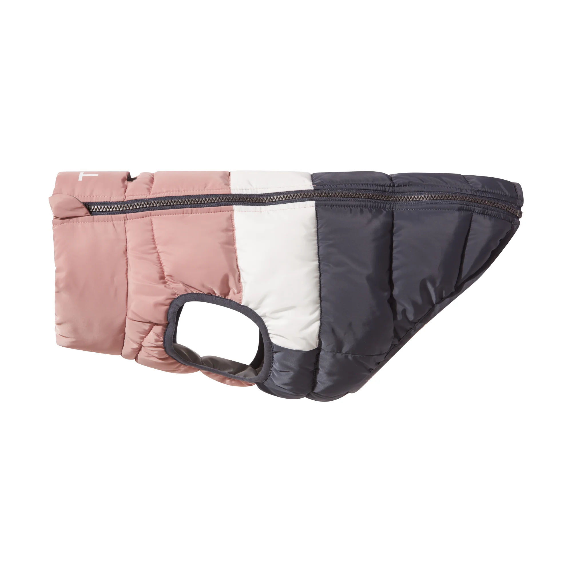 Fetch Padded Dog Coat L - Faded Pink/Ice Grey/Washed Blue - Image 5