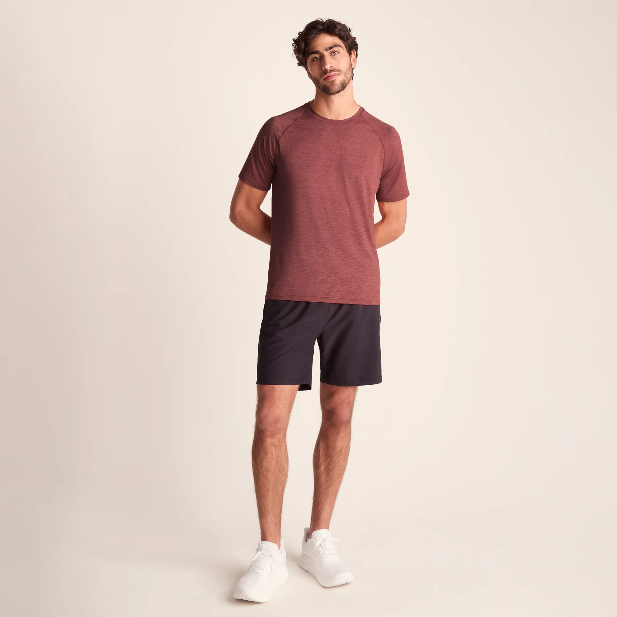 Fraser Mens Performance T-Shirt - Garnet Red - Image 2