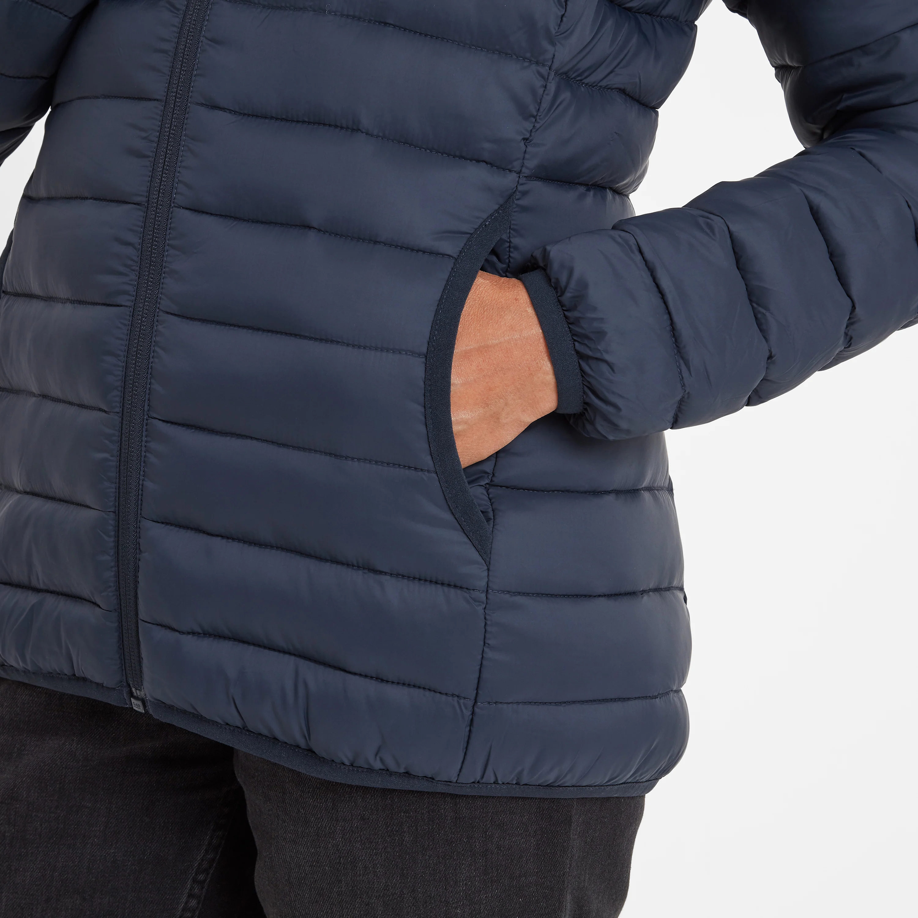 Gibson Womens Insulated Padded Jacket - Dark Indigo - Image 6