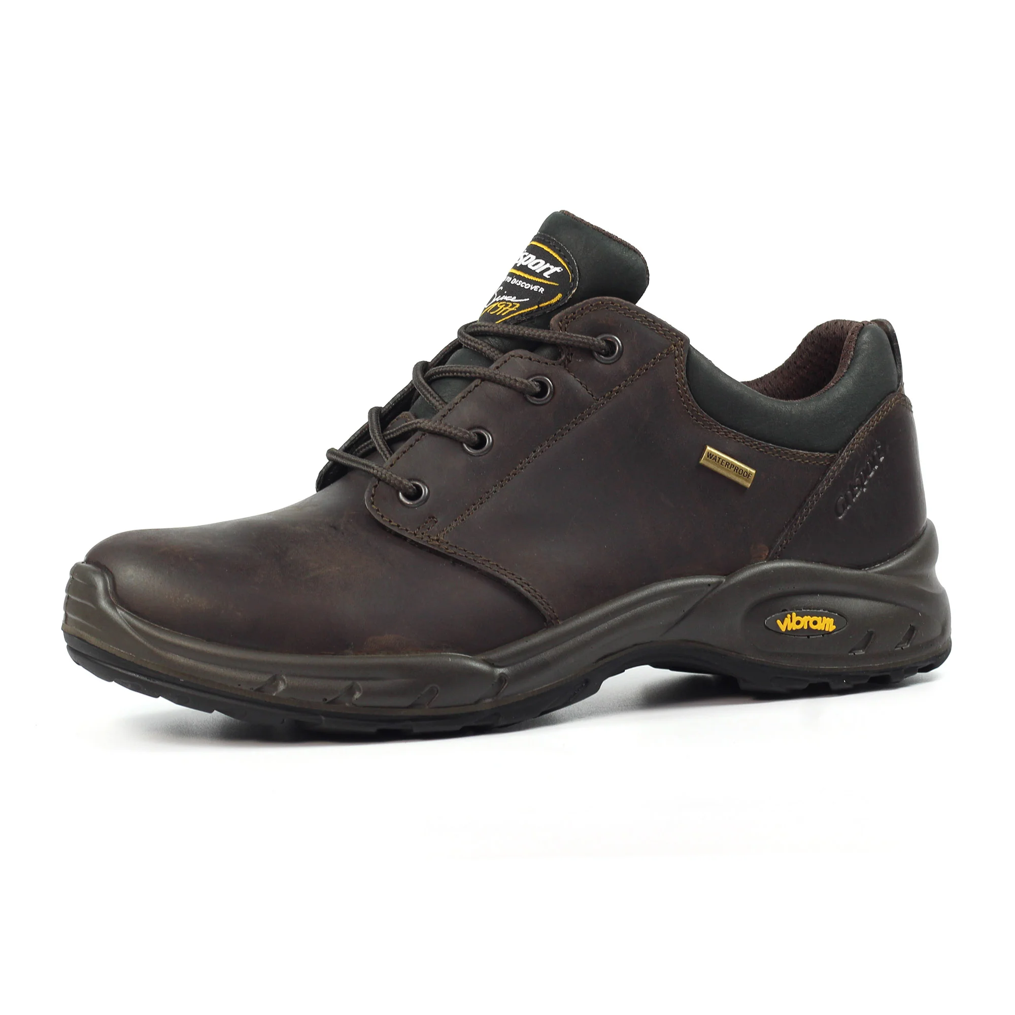 Grisport Exmoor II Unisex Leather Walking Shoe - Brown - Image 6