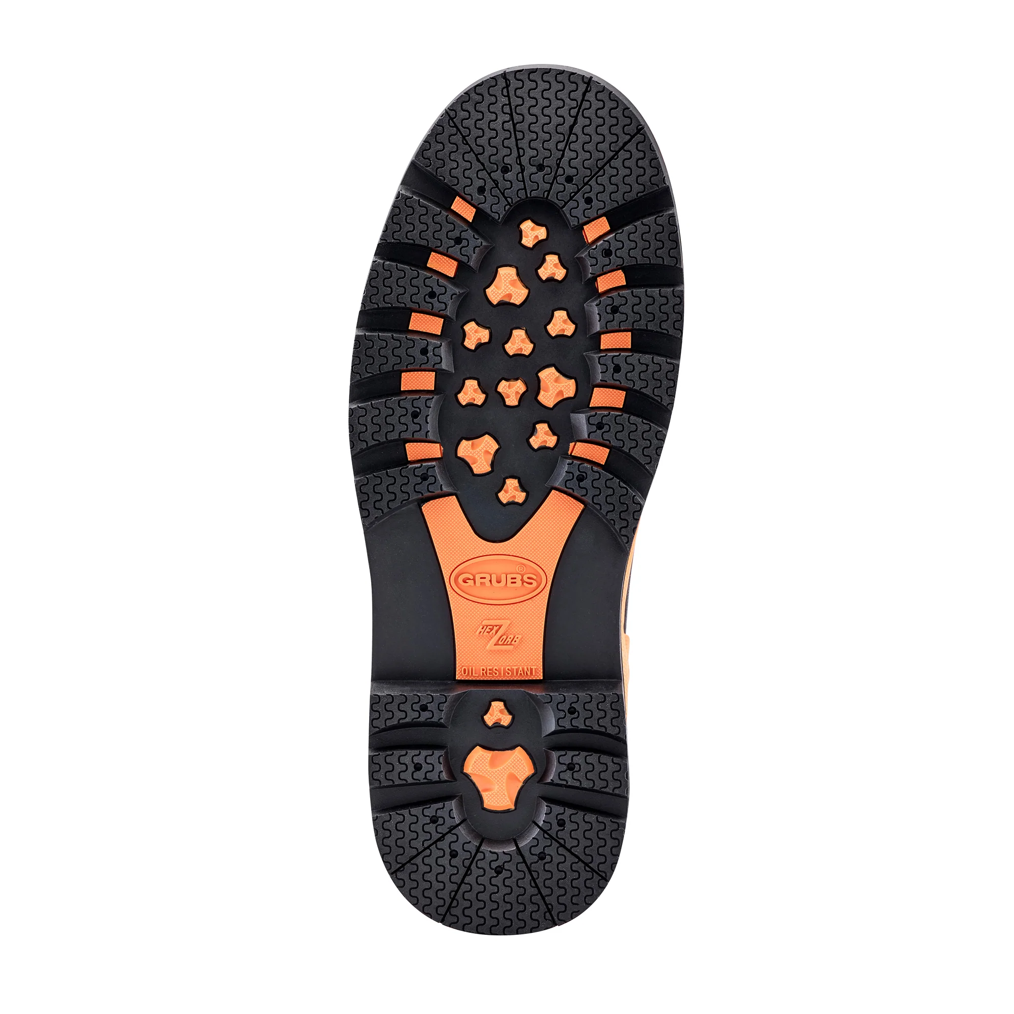 Grubs Boots Ceramic Driver Safety Mid Height Wellington Mens - Orange - Image 2