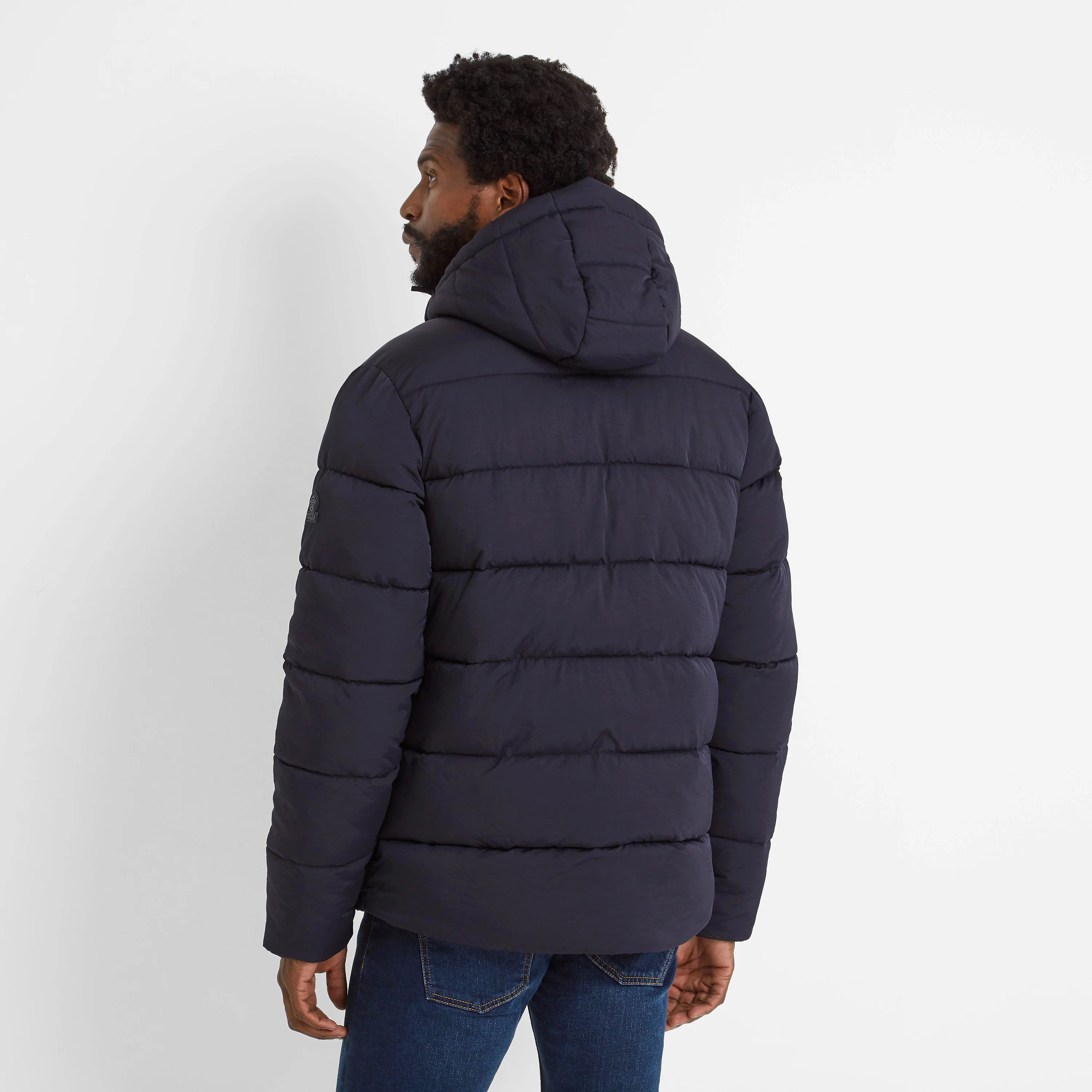 Hamilton Mens Padded Parka - Black - Image 3