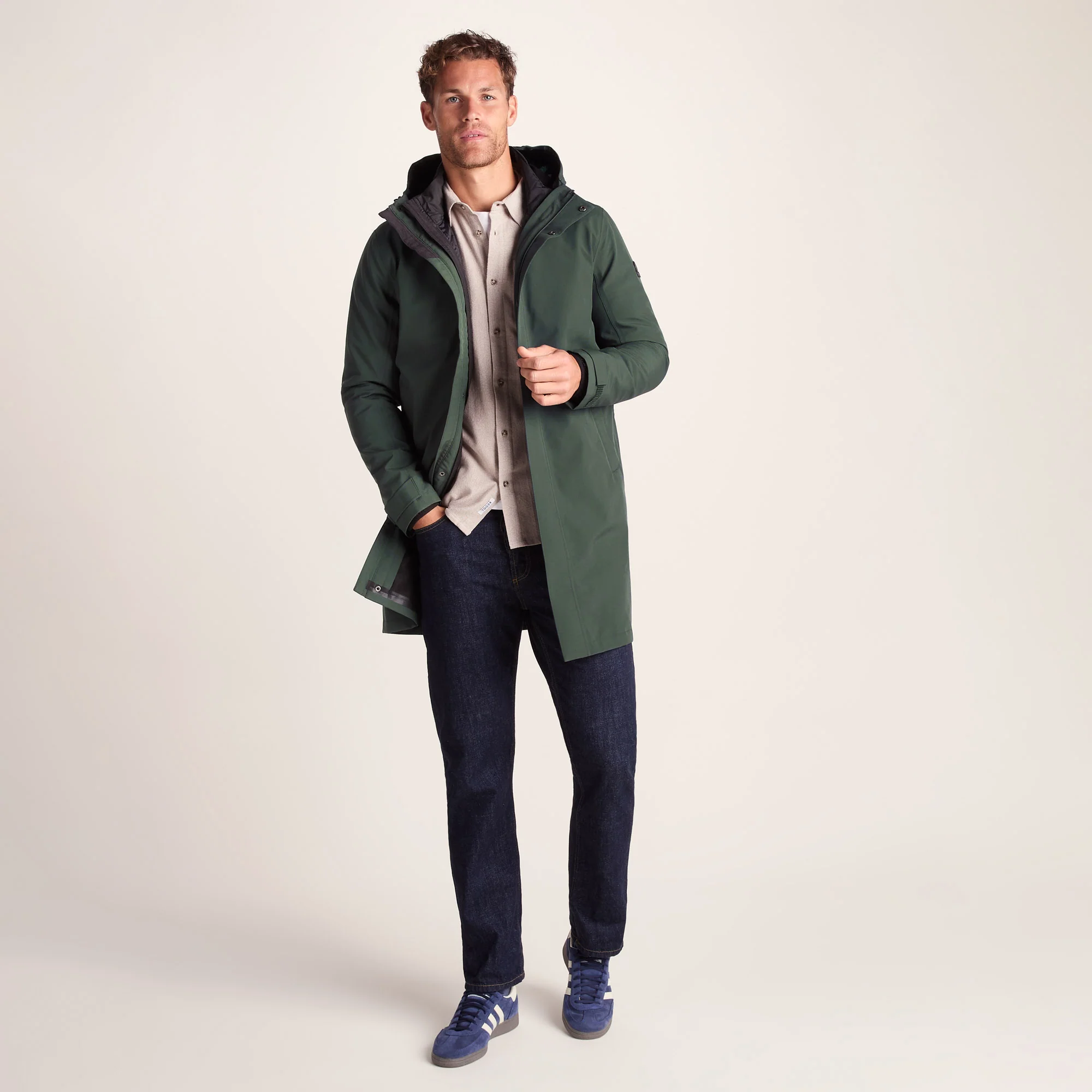 Haydon Mens Waterproof 3in1 Jacket - Racing Green - Image 3