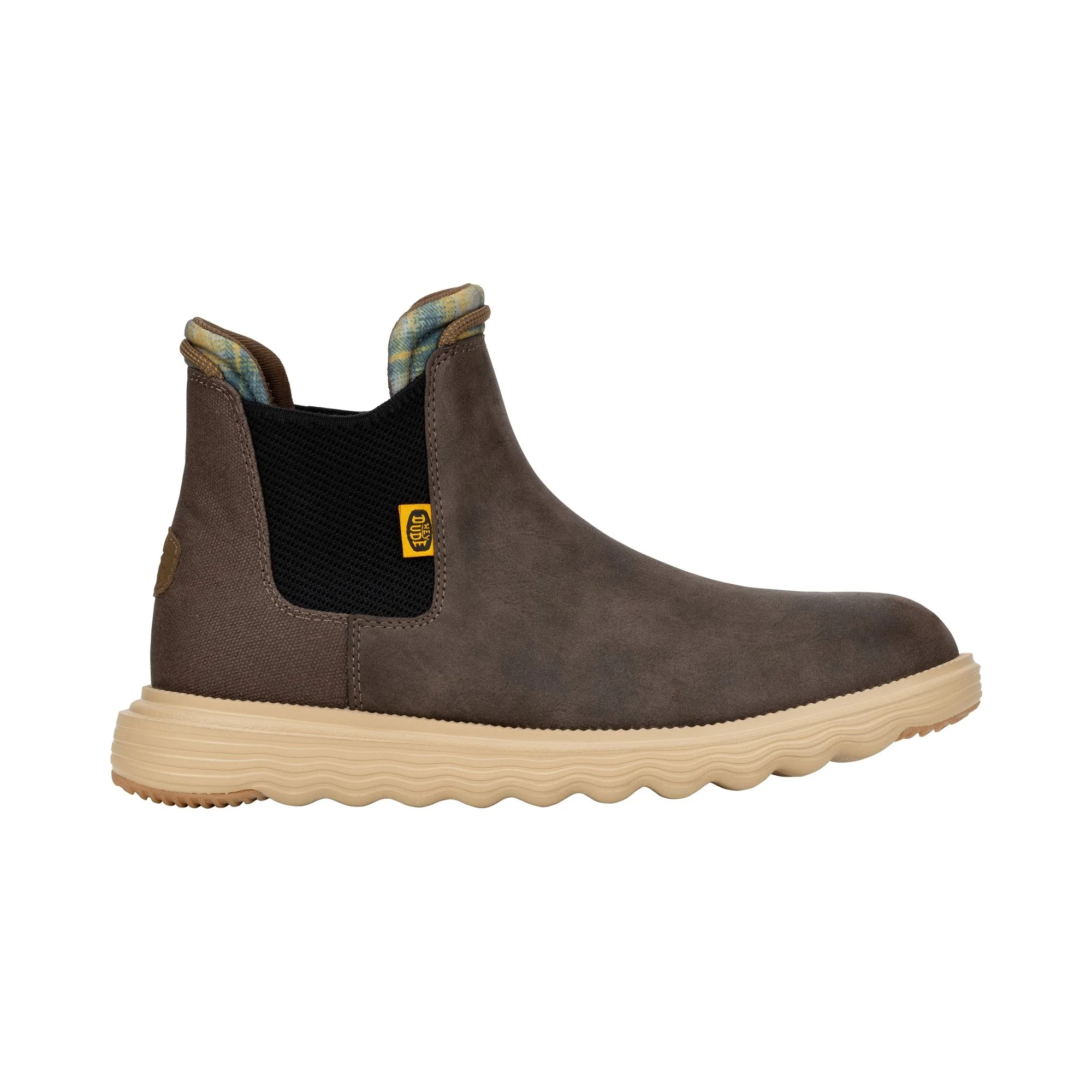 HEYDUDE Branson Classic Mens Boots - Desert Brown - Image 4