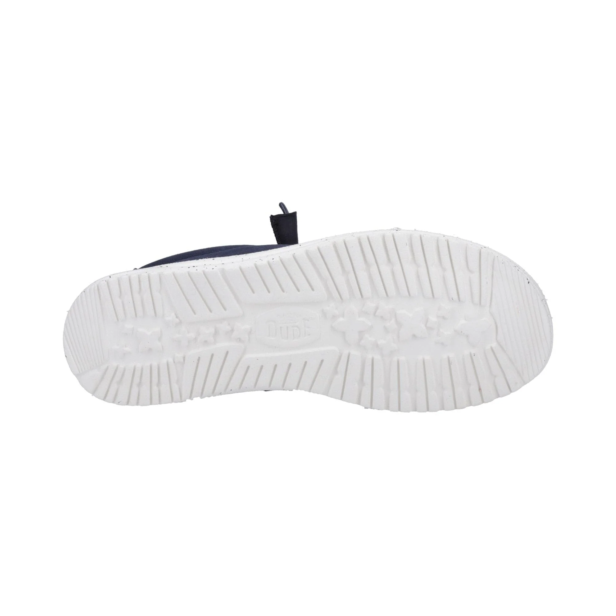HEYDUDE Wally Mens Canvas Shoe - Navy - Image 3