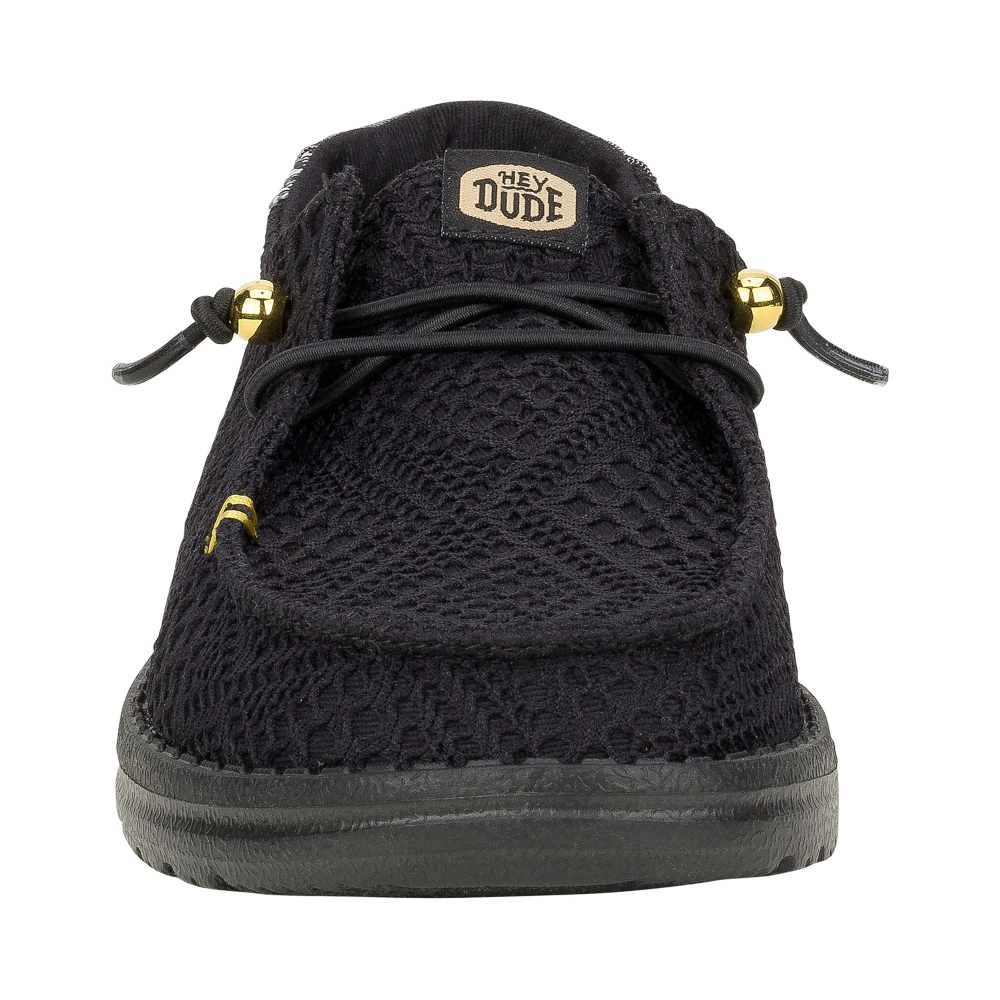 HEYDUDE Wendy Boho Crochet Womens Shoes - Black - Image 5