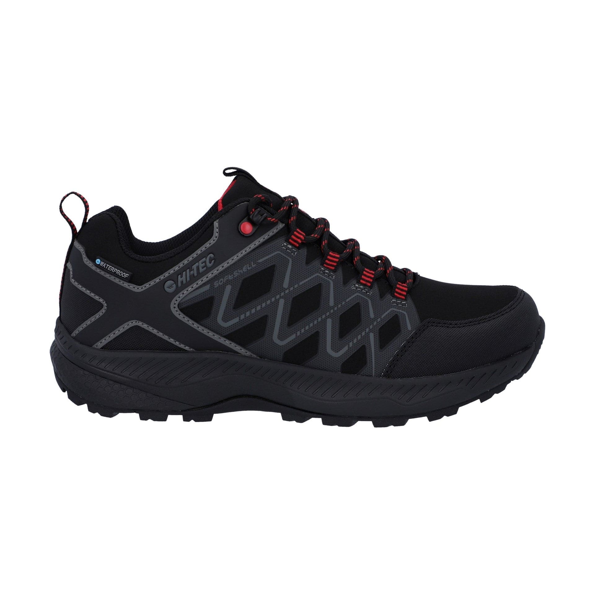 Hi-Tec Diamonde Low Boots - Black/Castlerock - Image 5
