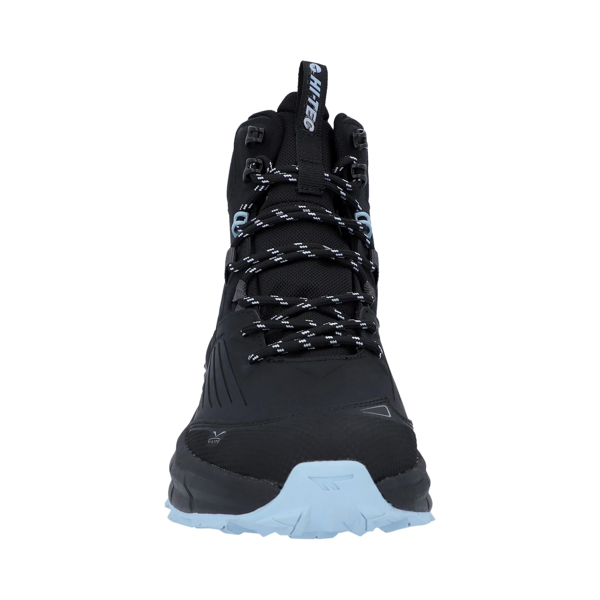 Hi-Tec Fuse Trek Mid Womens Hiking Boots - Black/Blue Fog - Image 3