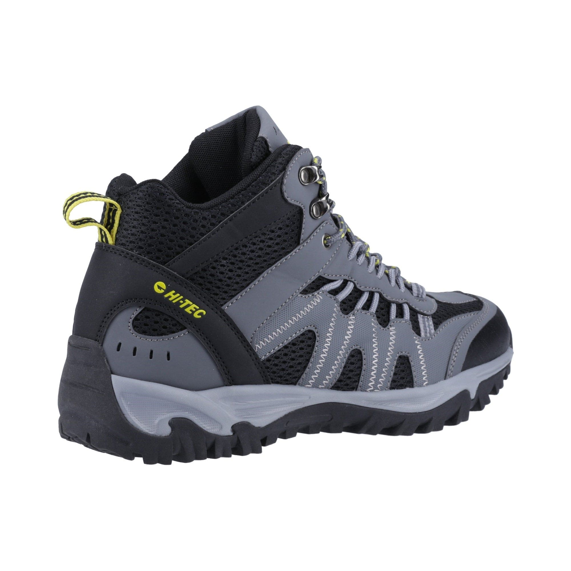 Hi-Tec Jaguar Mid Boots - Graphite/Black/Citron - Image 2