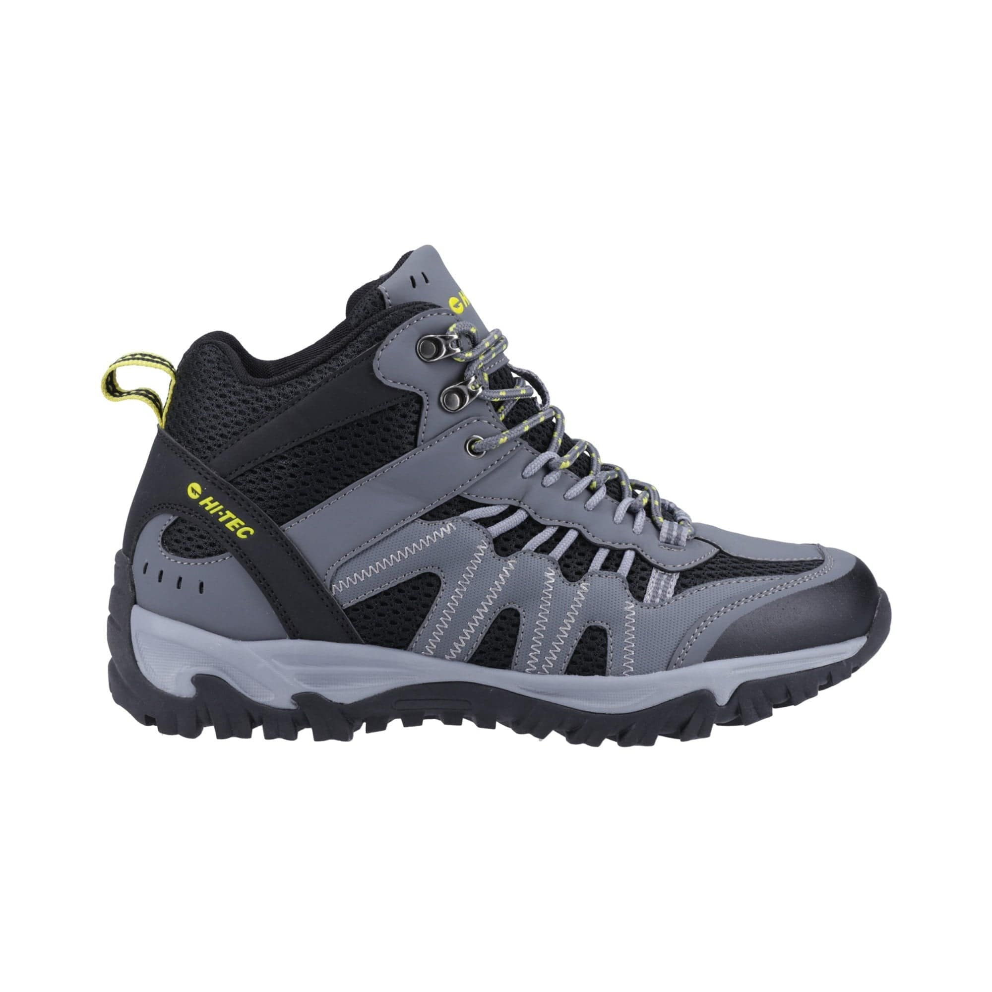 Hi-Tec Jaguar Mid Boots - Graphite/Black/Citron - Image 4
