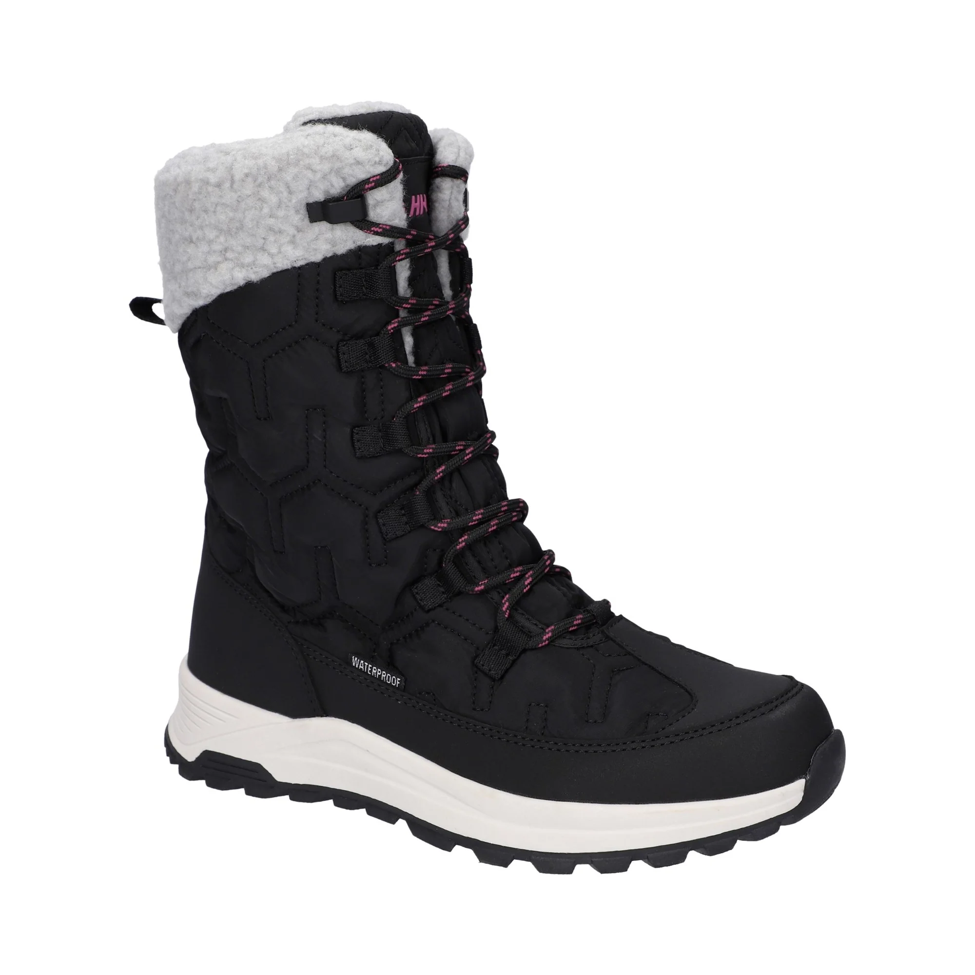 Hi-Tec Sophia Womens Boot - Jet Black/Festival Fuchsia