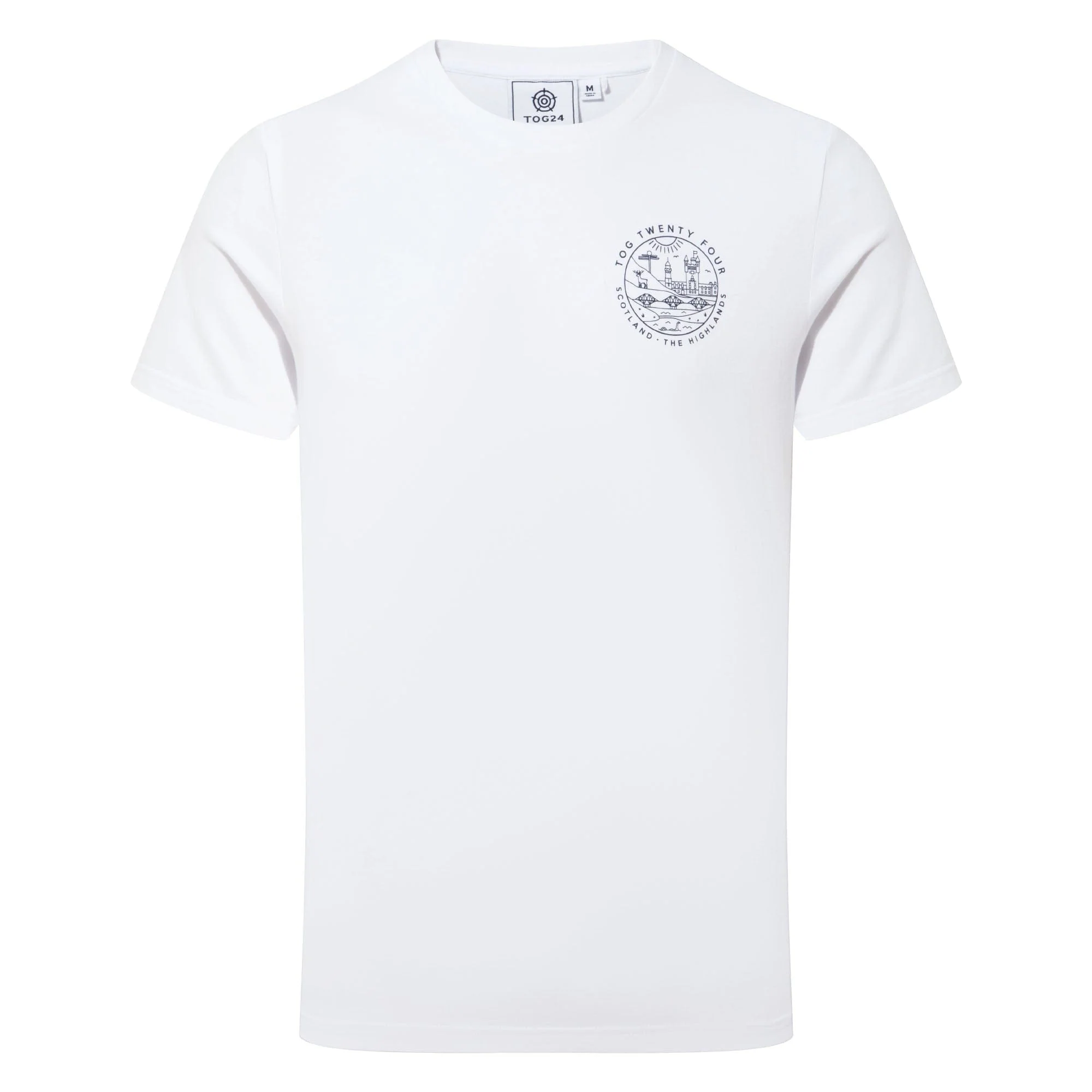 Highland Mens T-Shirt - Optic White - Image 5