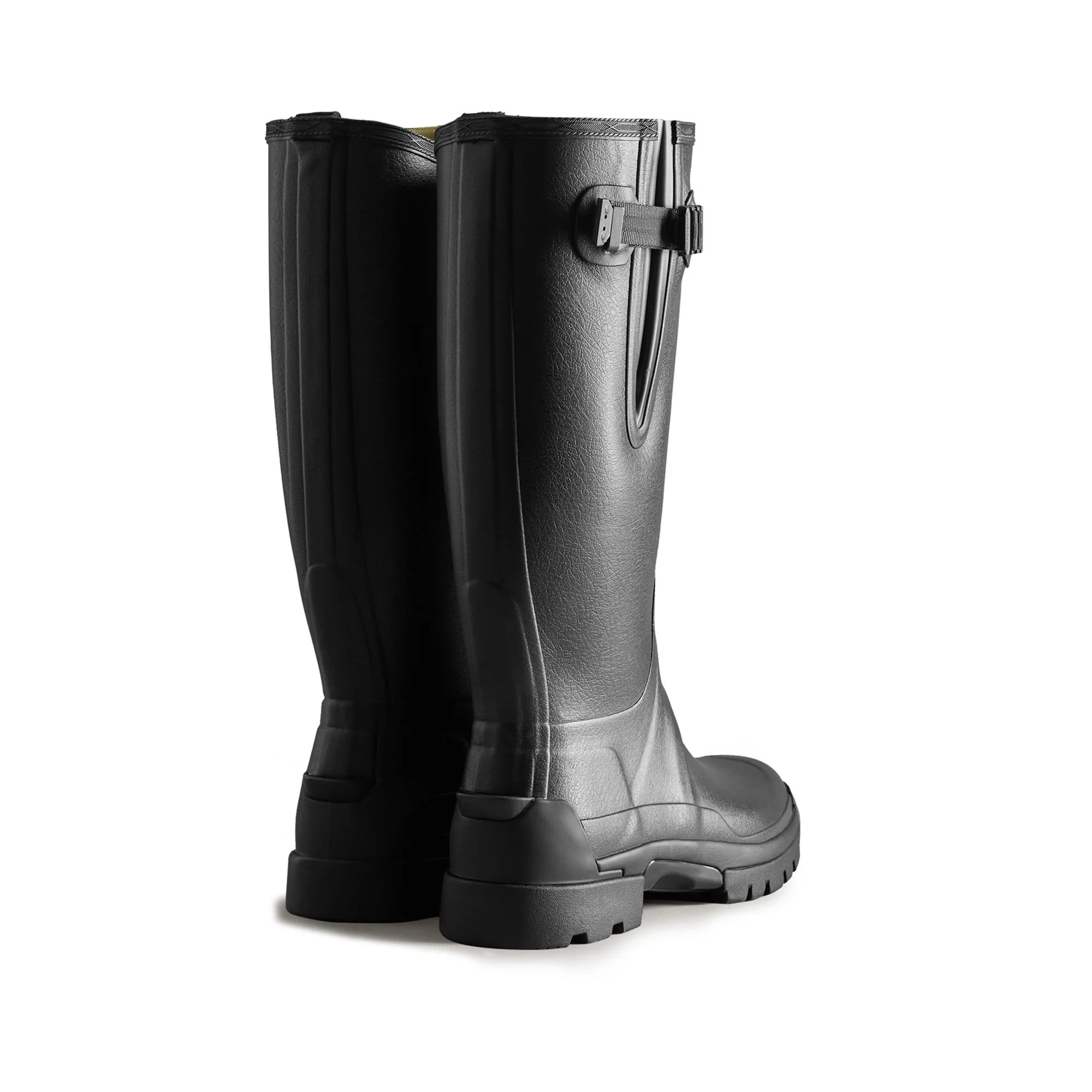 Hunter Balmoral Adjustable Mens Wellington - Black - Image 2