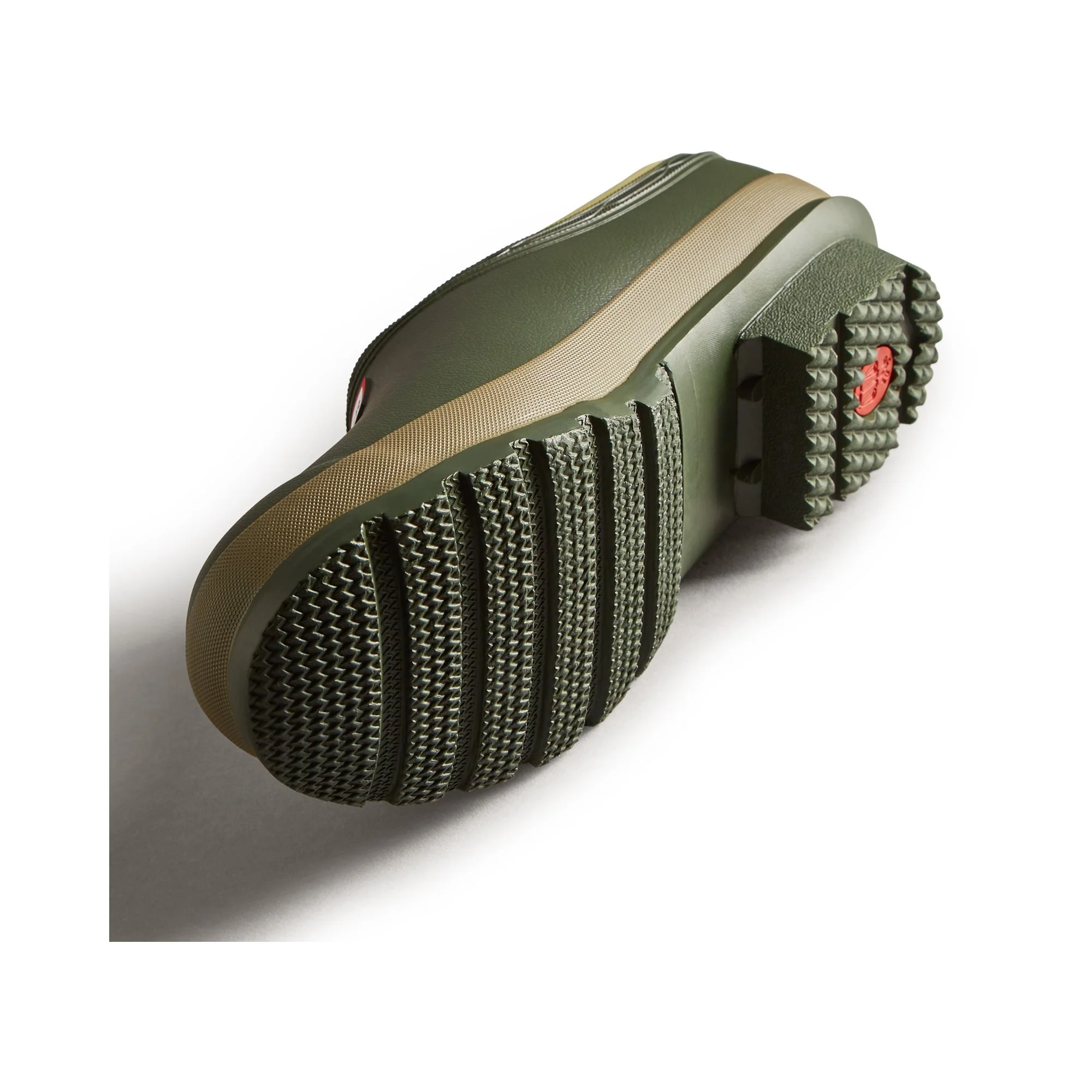Hunter Gardener Womens Clogs - Dark Olive/Clay - Image 3