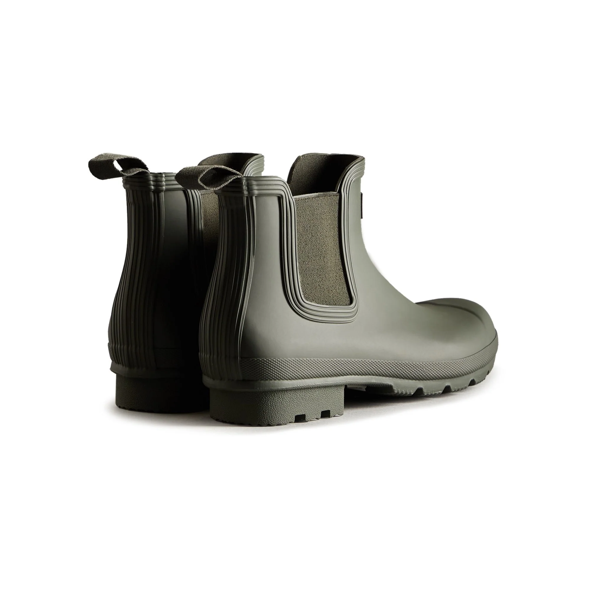 Hunter Original Chelsea Mens Boot - Dark Olive - Image 2