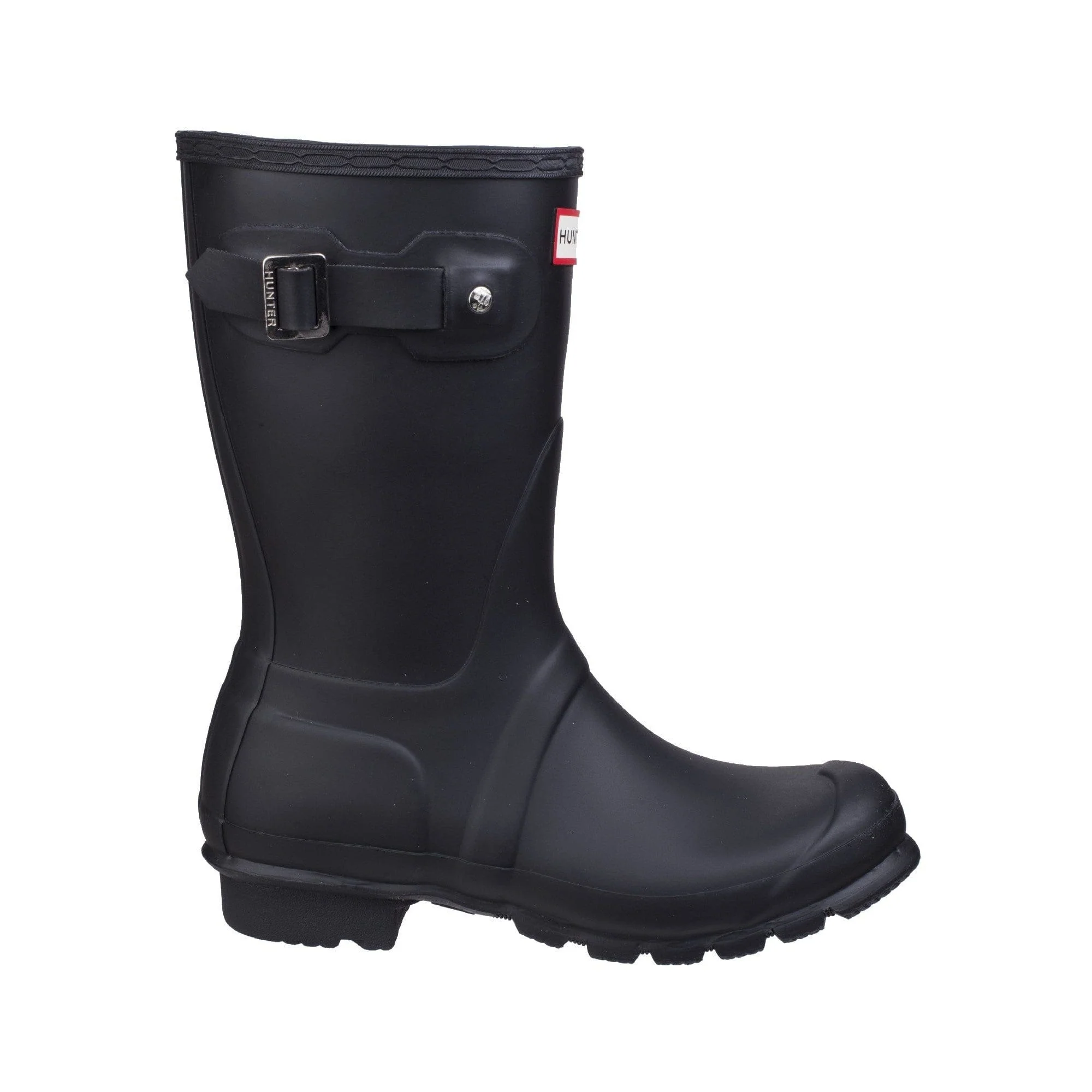 Hunter Original Short Womens Wellington Boots - Black - Image 5