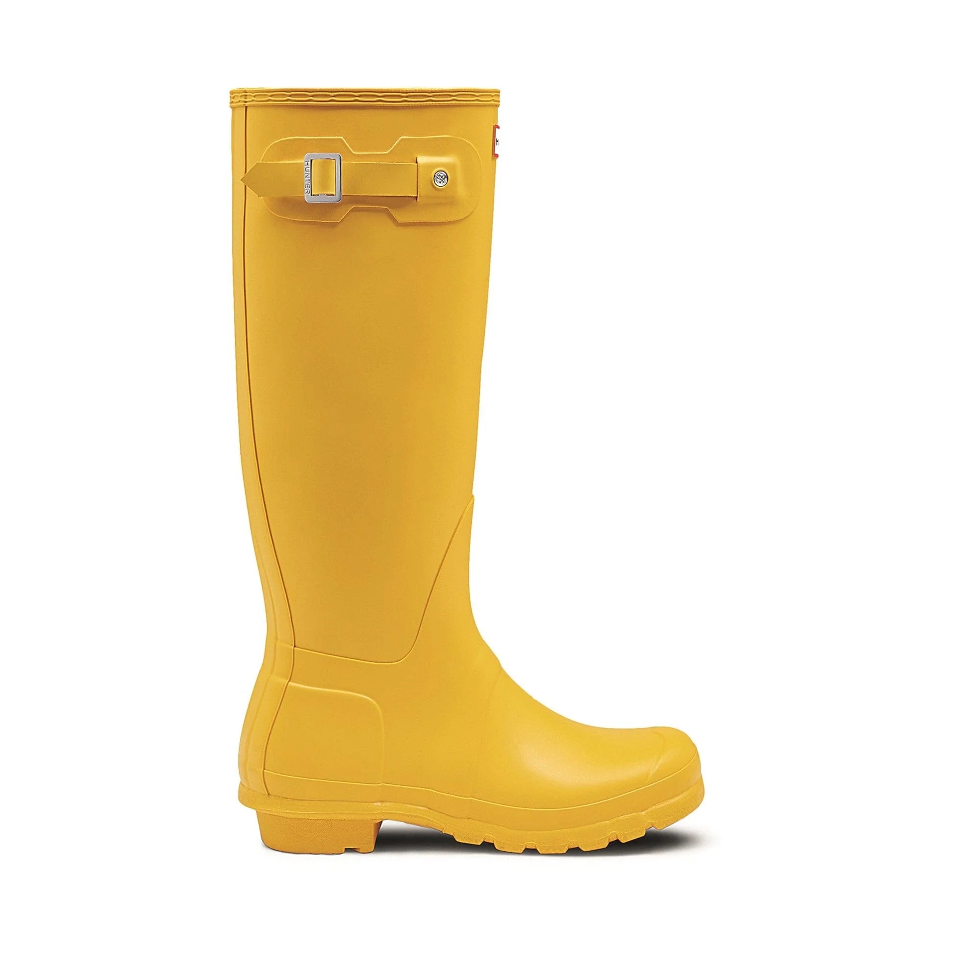 Hunter Original Tall Wellington Boots - Yellow - Image 4