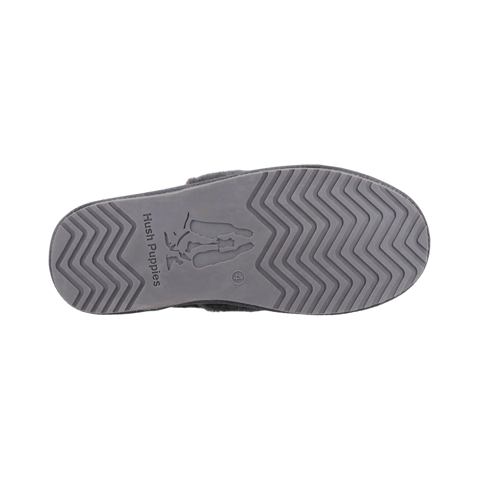 Hush Puppies Ariel Womens Slipper - Grey - Image 3
