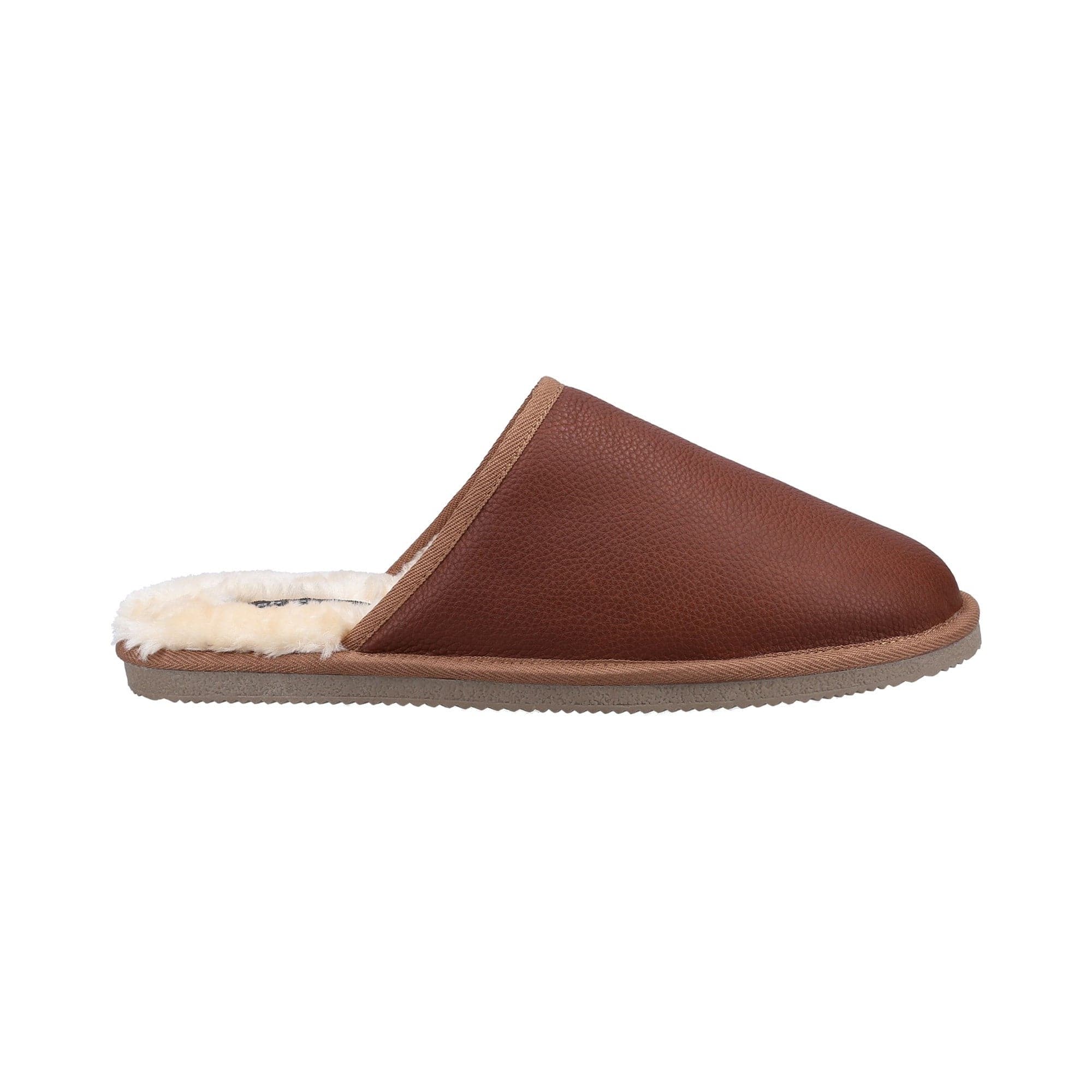 Hush Puppies Coady Leather Slipper - Tan - Image 4