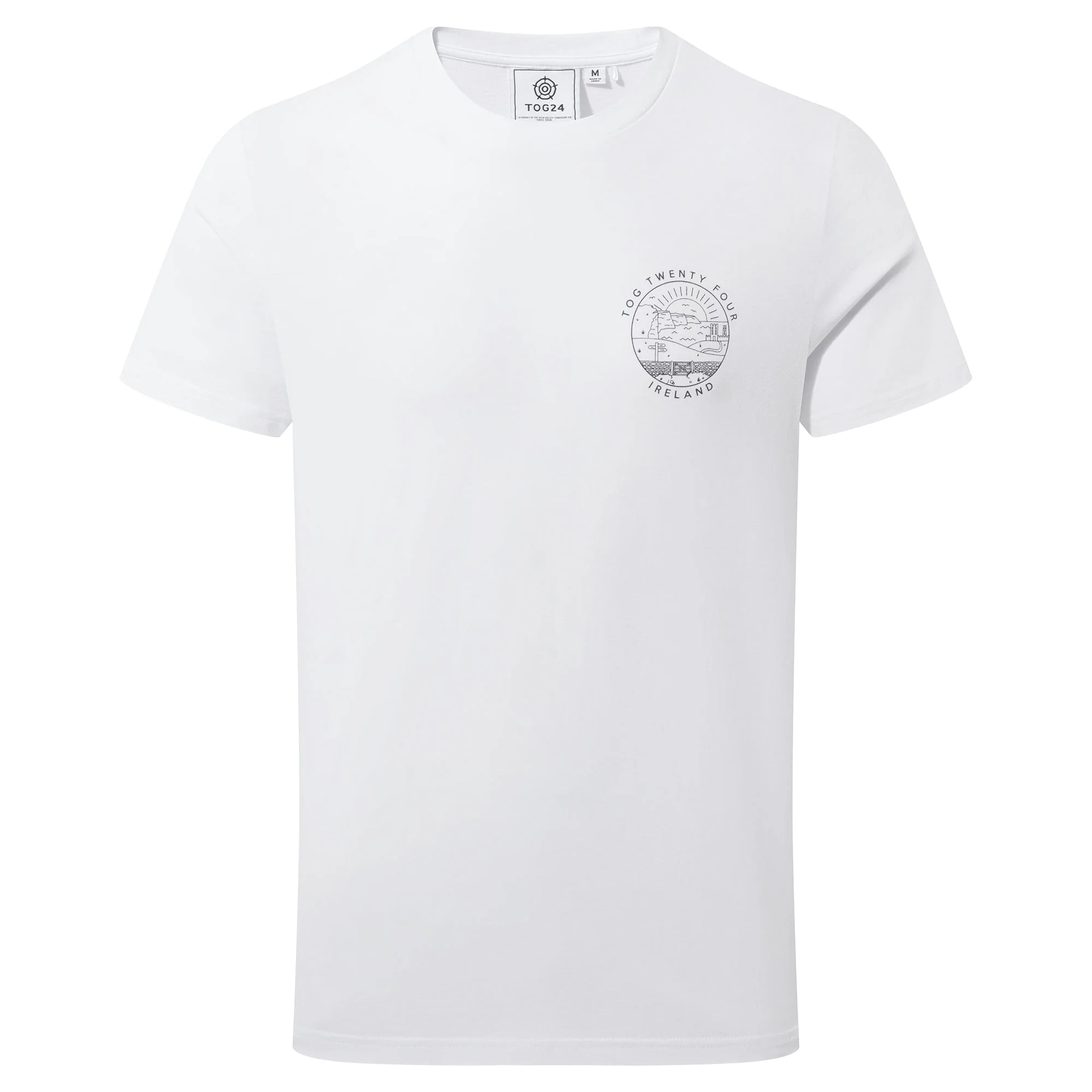Ireland Mens 100% Cotton T-Shirt - Optic White - Image 5
