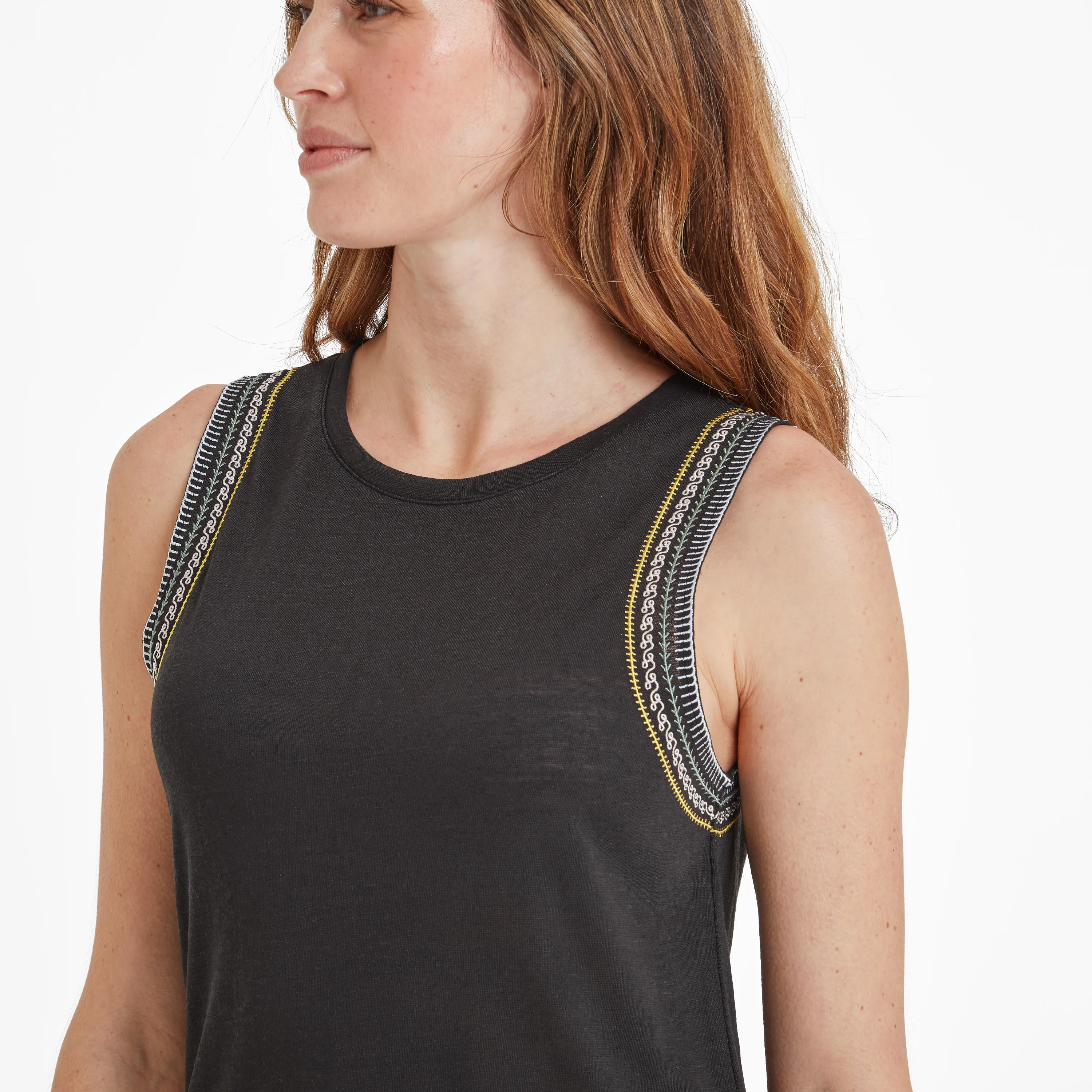 Iris Womens Vest - Washed Black - Image 2