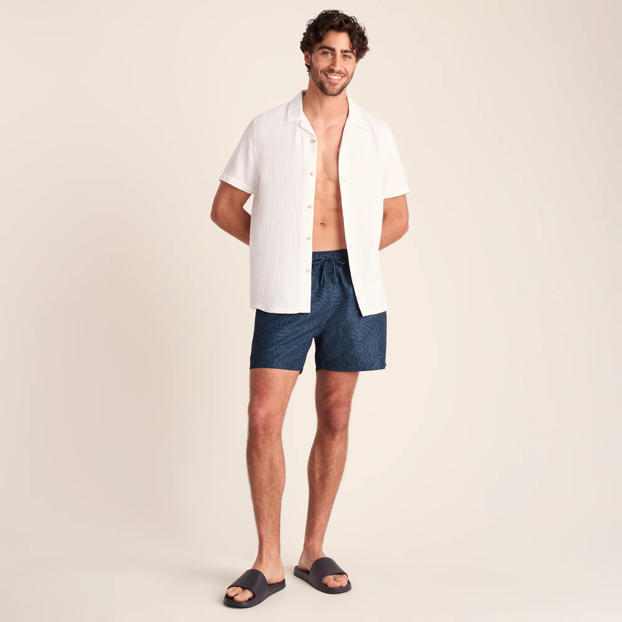 Kai Mens Swimshorts - Deep Teal/Aegean Teal - Image 2