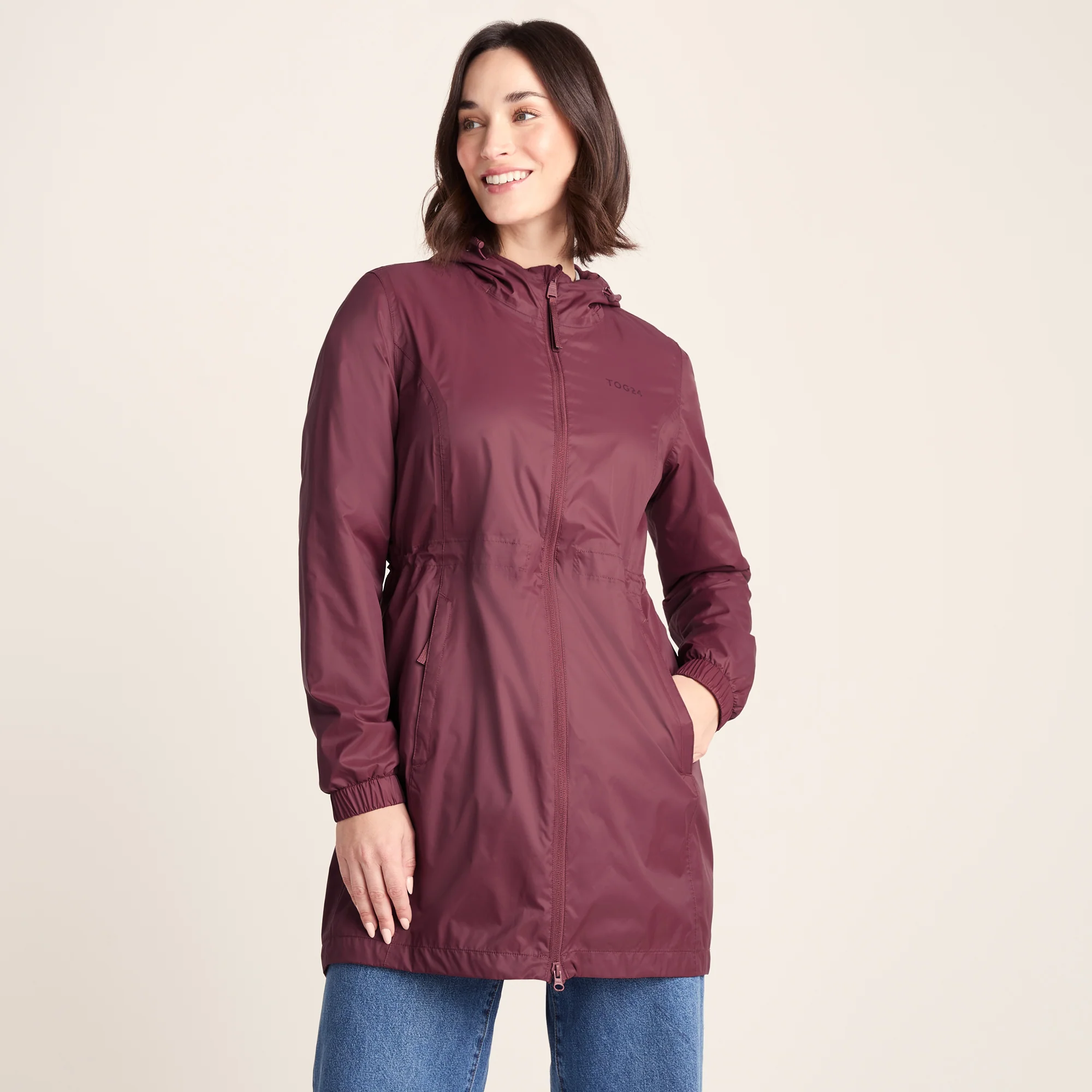 Kilnsey Womens Waterproof Jacket - Black Raspberry - Image 4