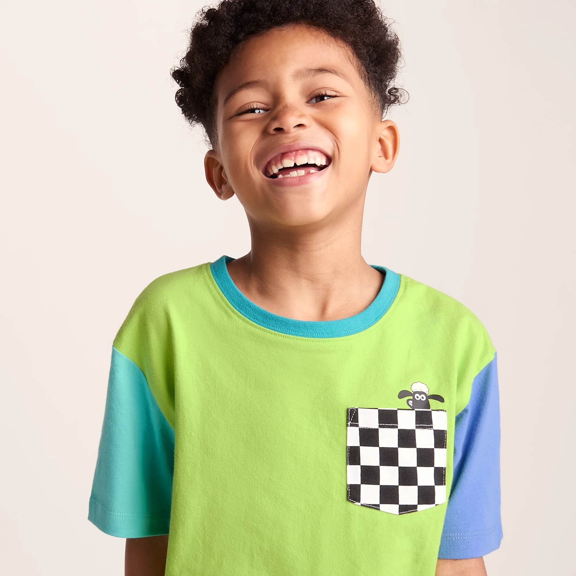 Ladoum Kids Shaun the Sheep T-Shirt - Lime Green - Image 6