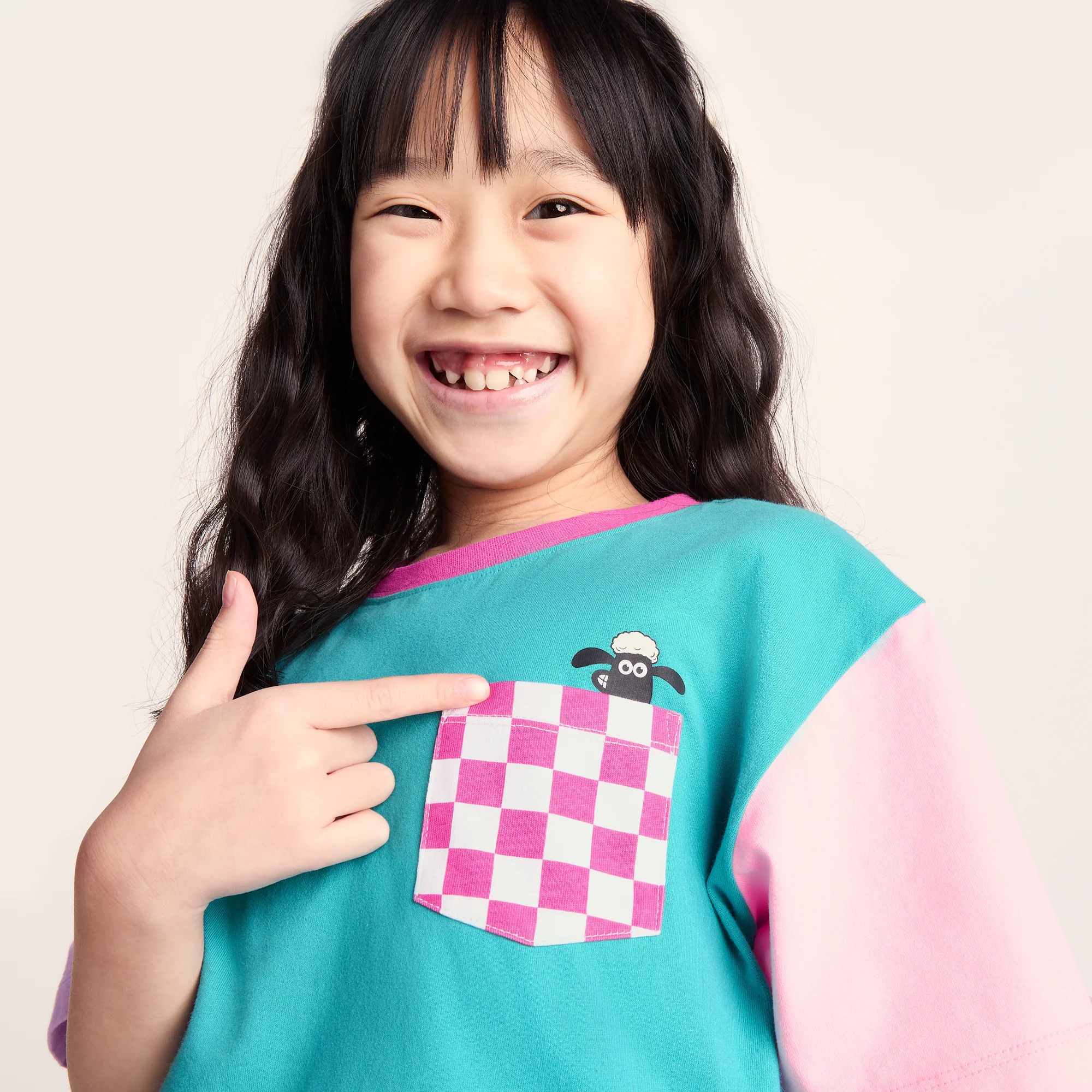Ladoum Kids Shaun the Sheep T-Shirt - Spearmint Green - Image 5
