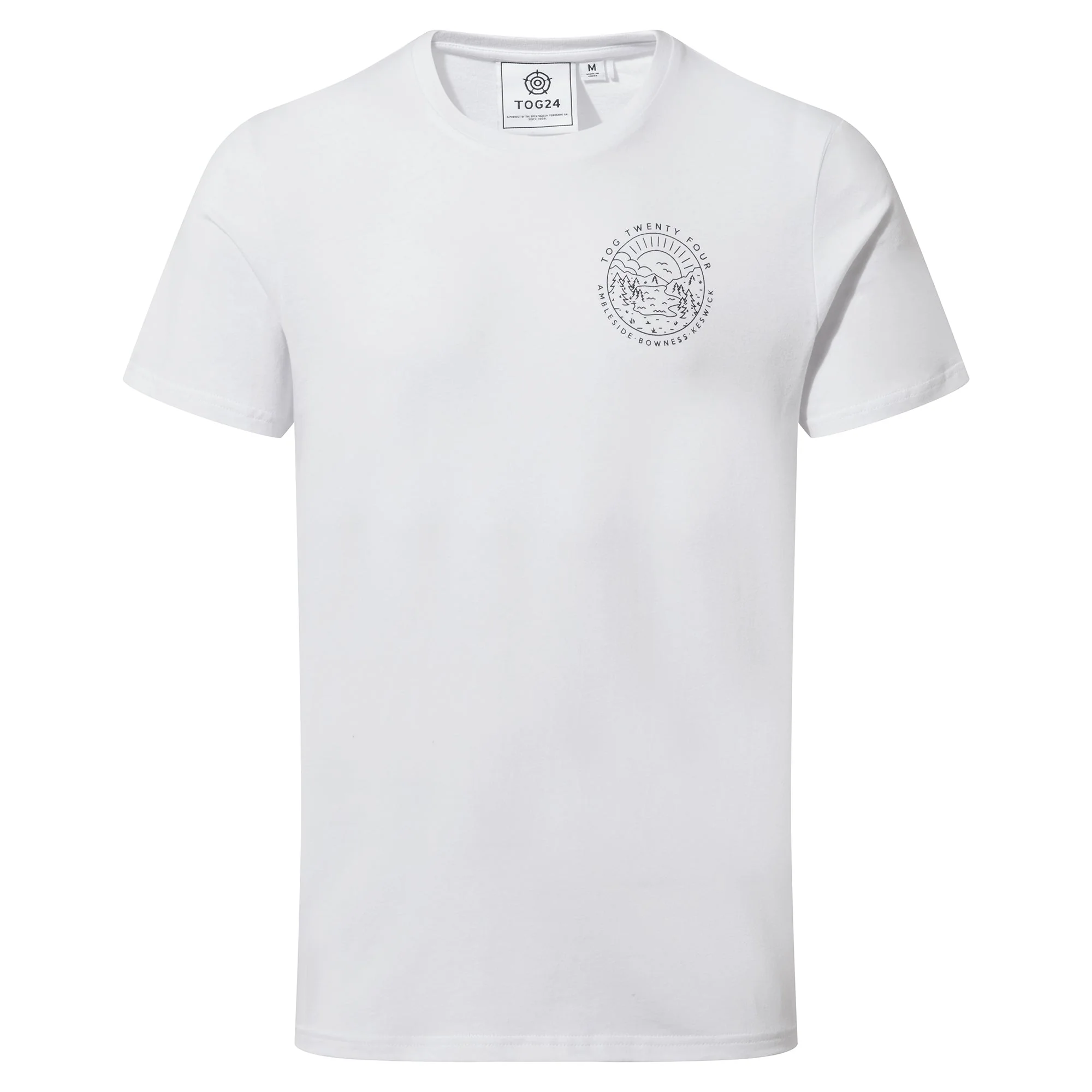 Lakes Mens 100% Cotton Supersoft T-Shirt - White - Image 4