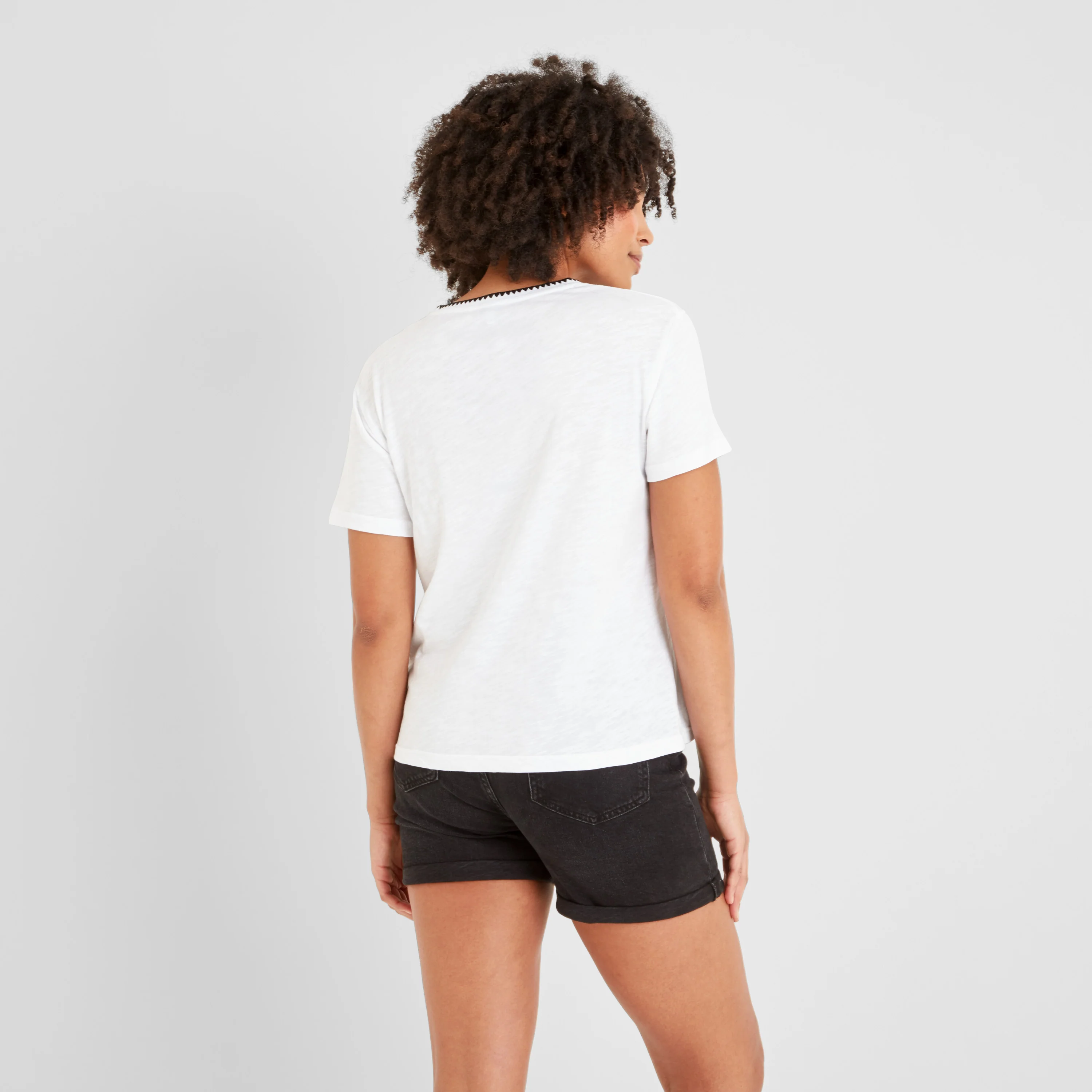 Liana Womens 100% Cotton Supersoft T-Shirt - Optic White - Image 3