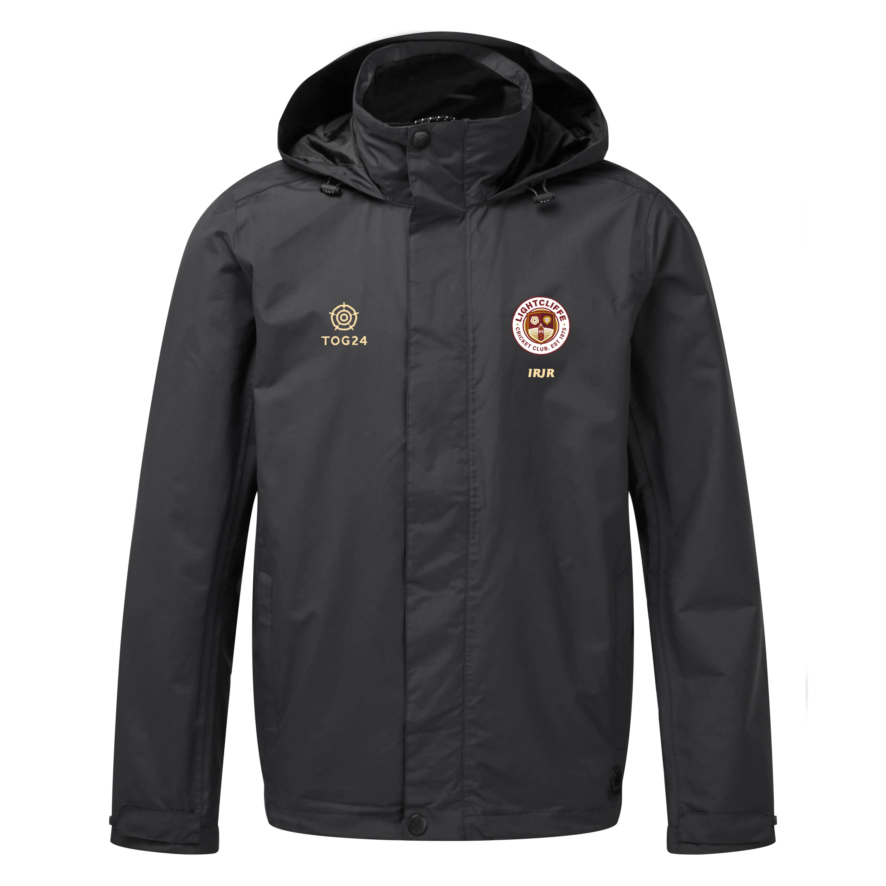 Lightcliffe CC Mens - Airton Waterproof Jacket Black - Image 2