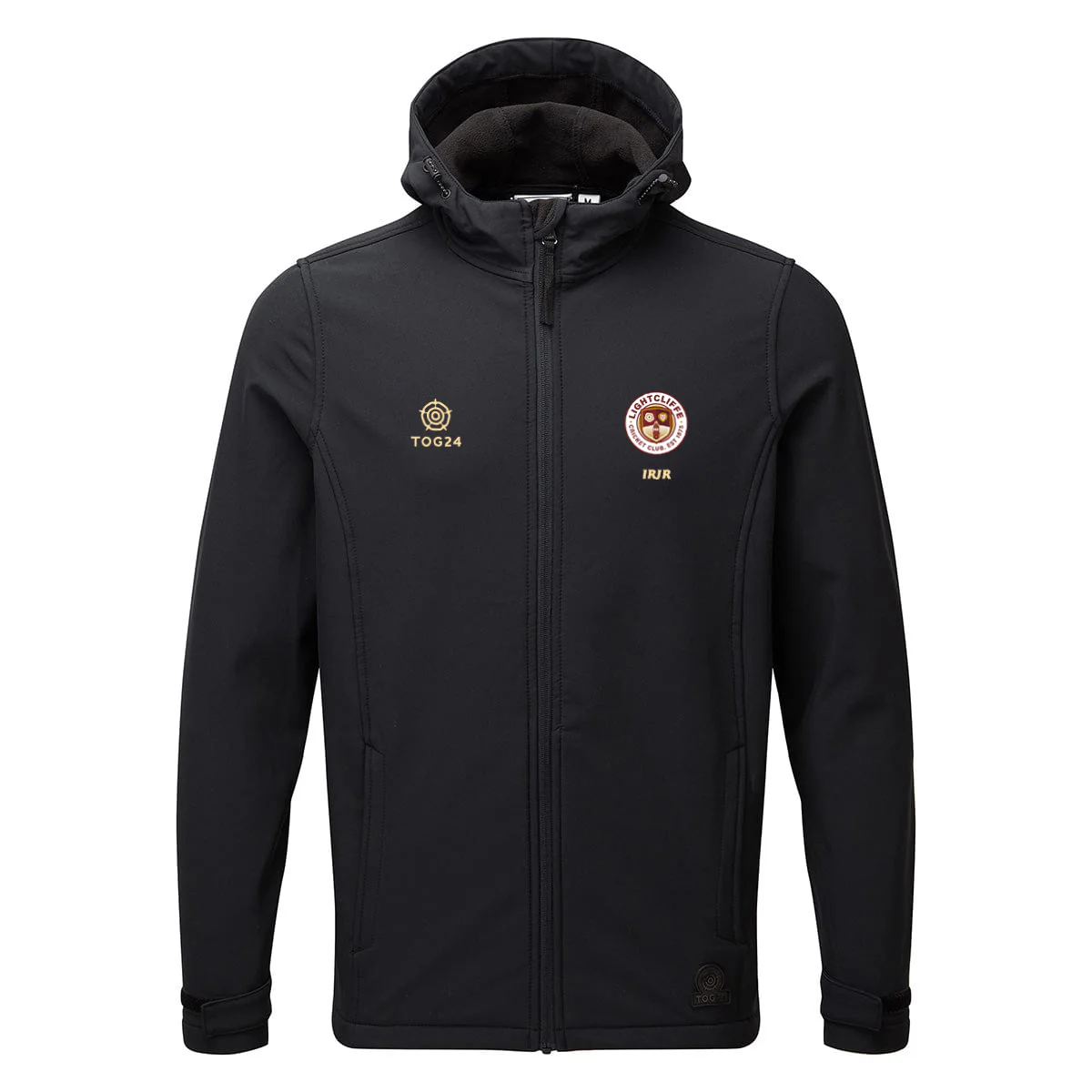 Lightcliffe CC Mens - Valley Softshell Hoody Black - Image 2