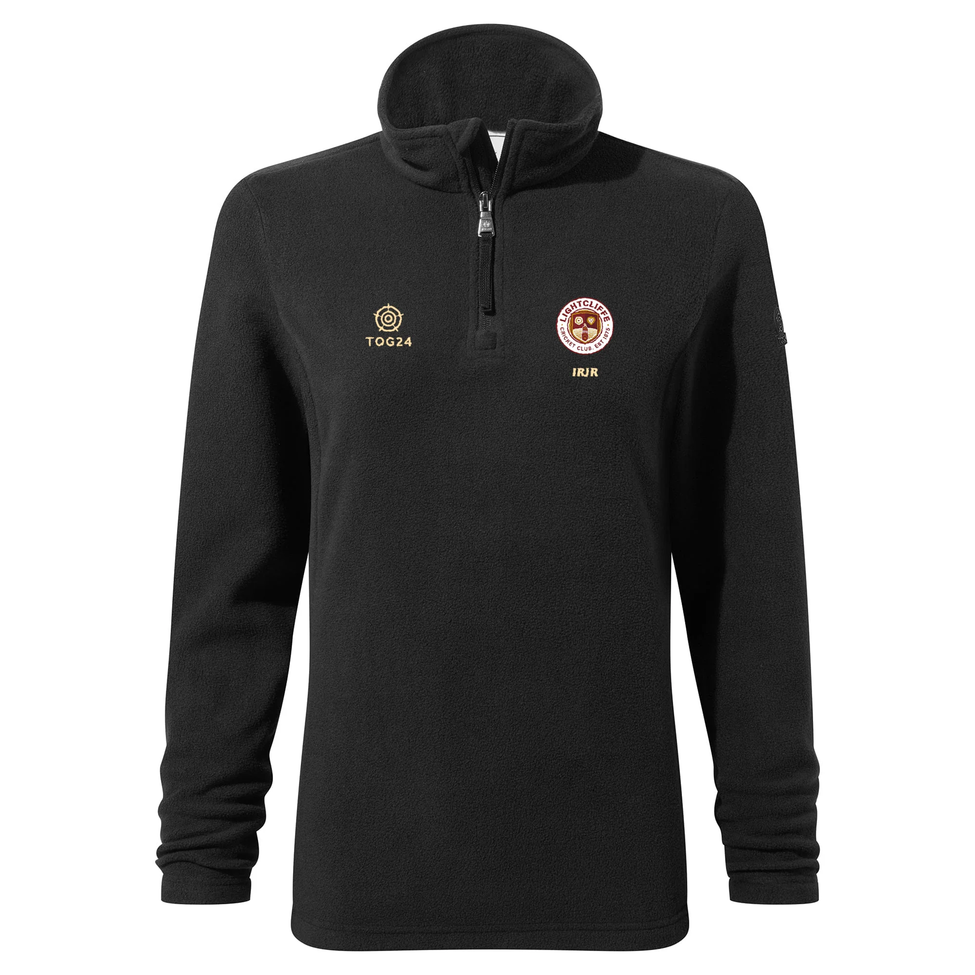 Lightcliffe CC Womens - Revive Quarter Zip Fleece Black - Image 2