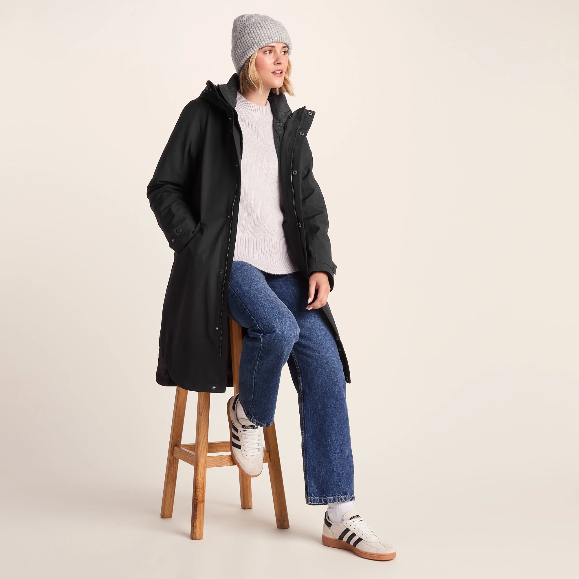 Lyra Womens Waterproof 3in1 Jacket - Black - Image 4