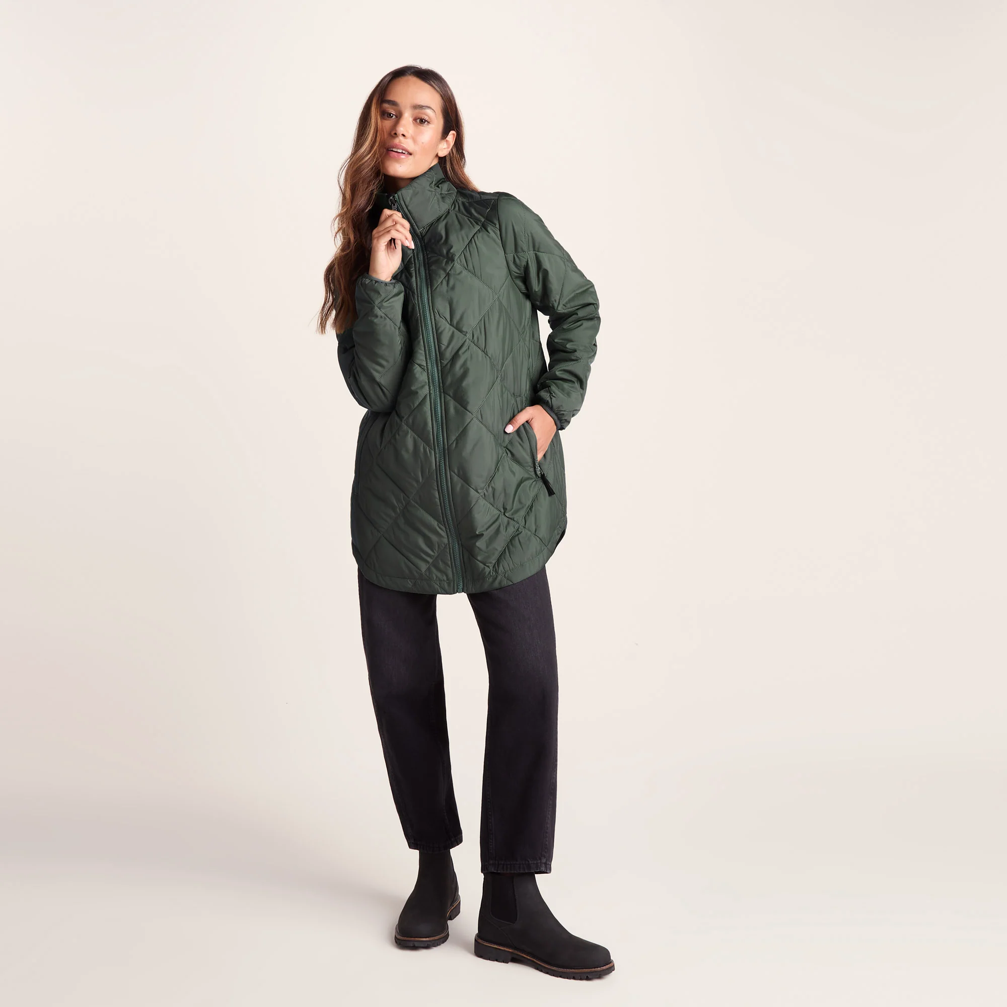 Lyra Womens Waterproof 3in1 Jacket - Racing Green - Image 10