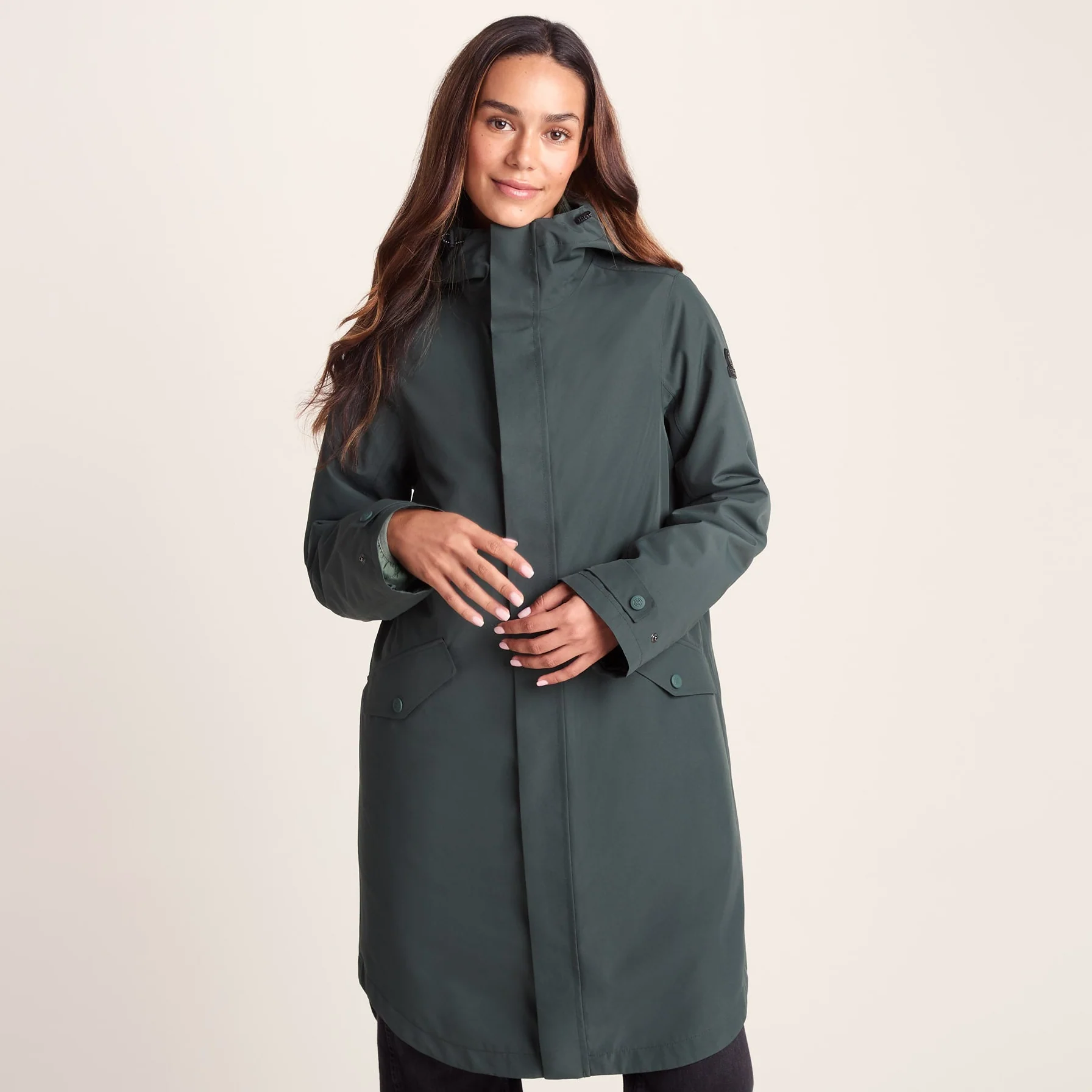 Lyra Womens Waterproof 3in1 Jacket - Racing Green - Image 2