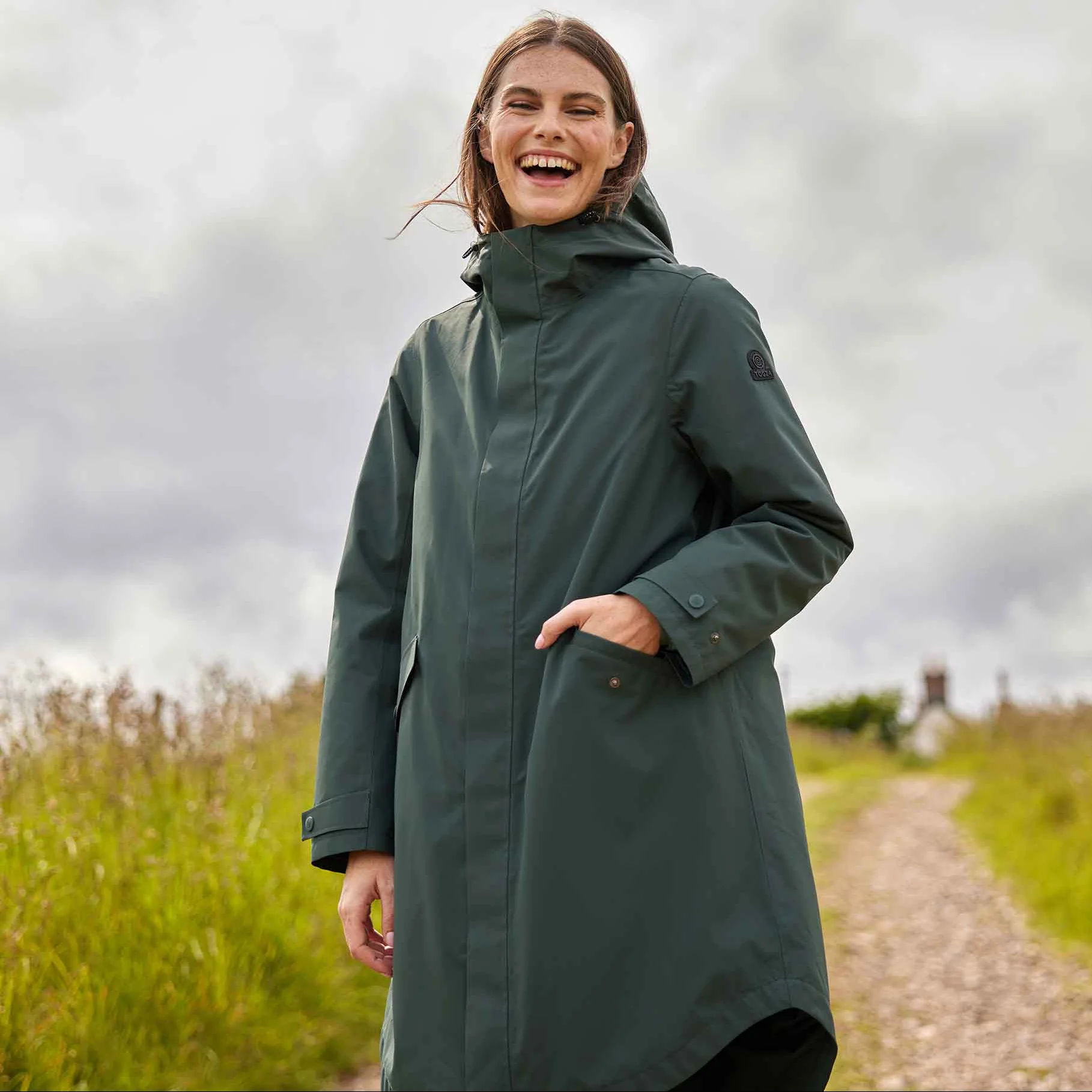Lyra Womens Waterproof 3in1 Jacket - Racing Green - Image 3