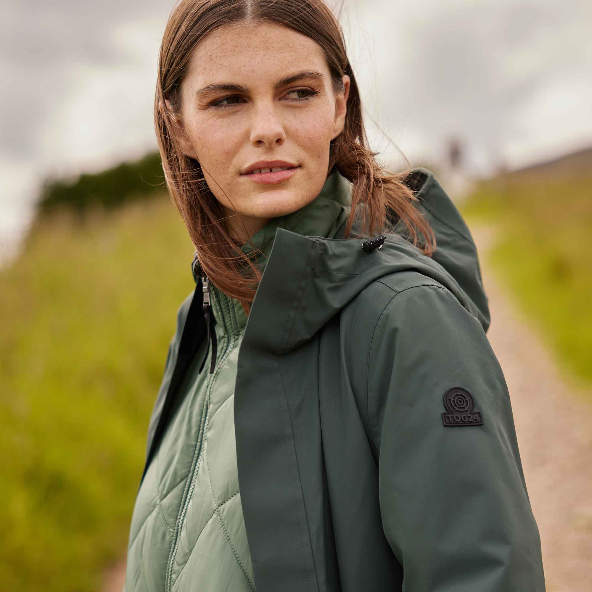 Lyra Womens Waterproof 3in1 Jacket - Racing Green - Image 4