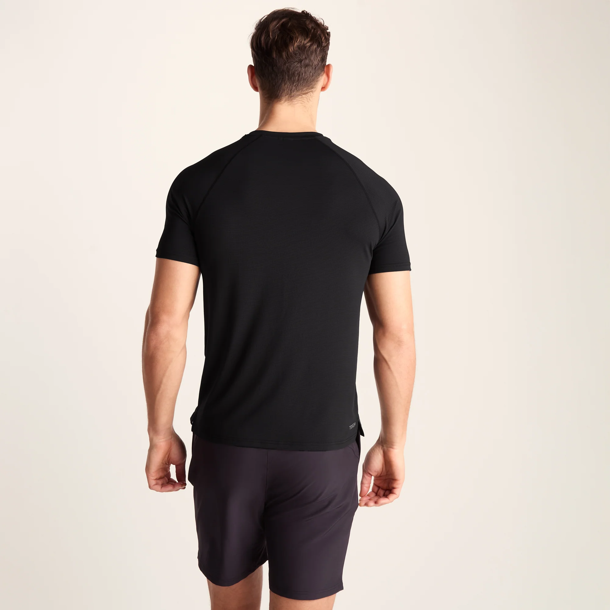 Maddox Mens Short Sleeve Performance T-Shirt - Black - Image 3