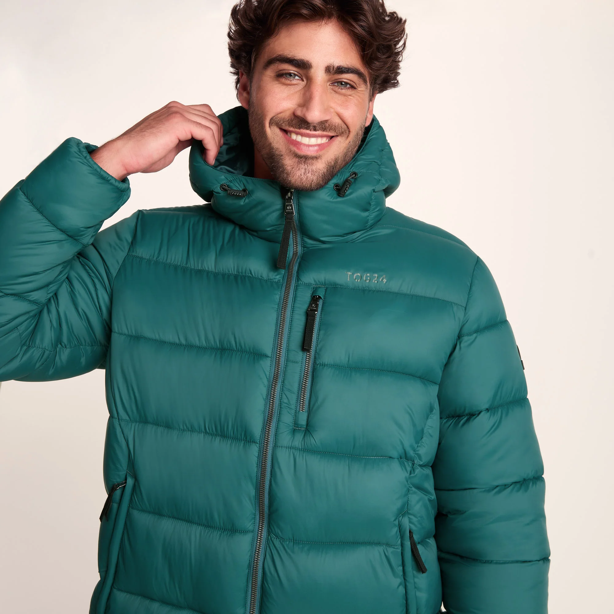 Maloney Mens Wind Resistant Insulated Jacket - Dark Turquoise - Image 5