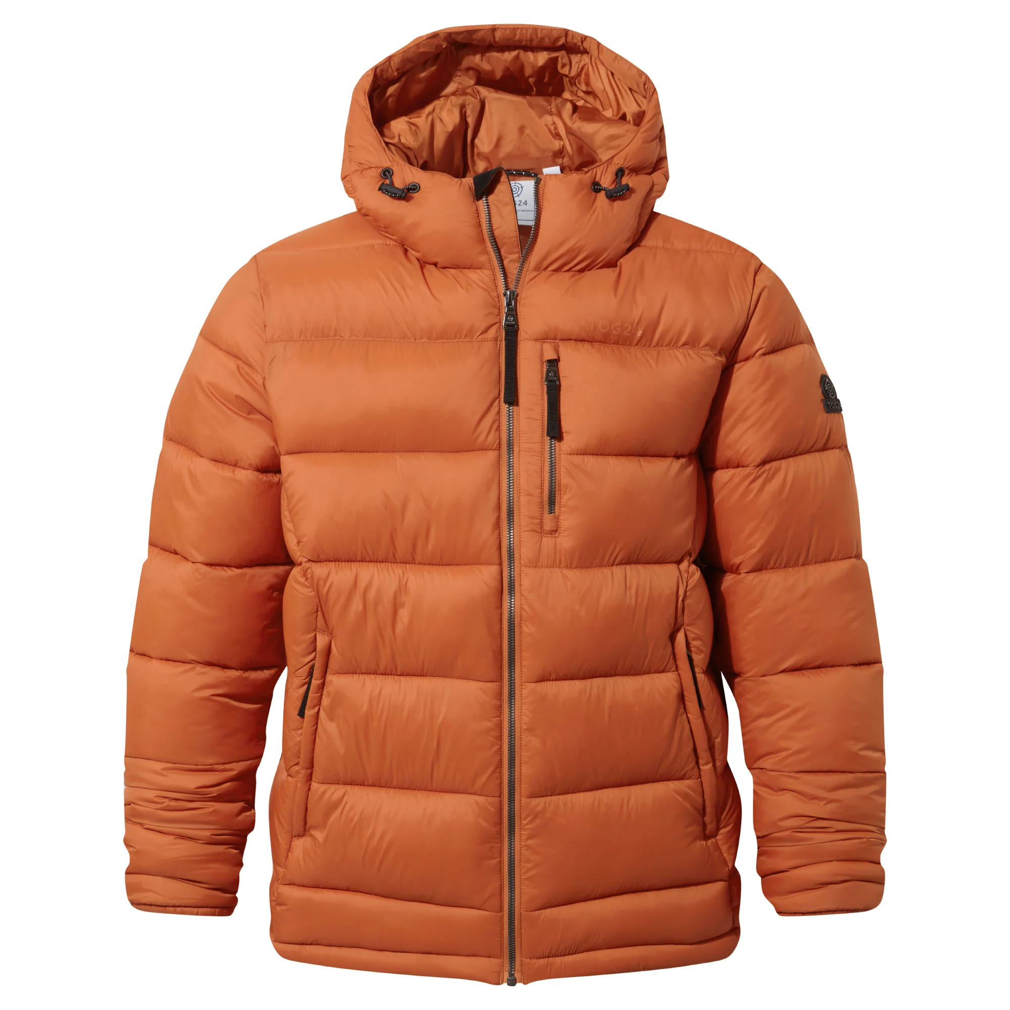Maloney Mens Wind Resistant Insulated Jacket - Mahogany Orange - Image 9