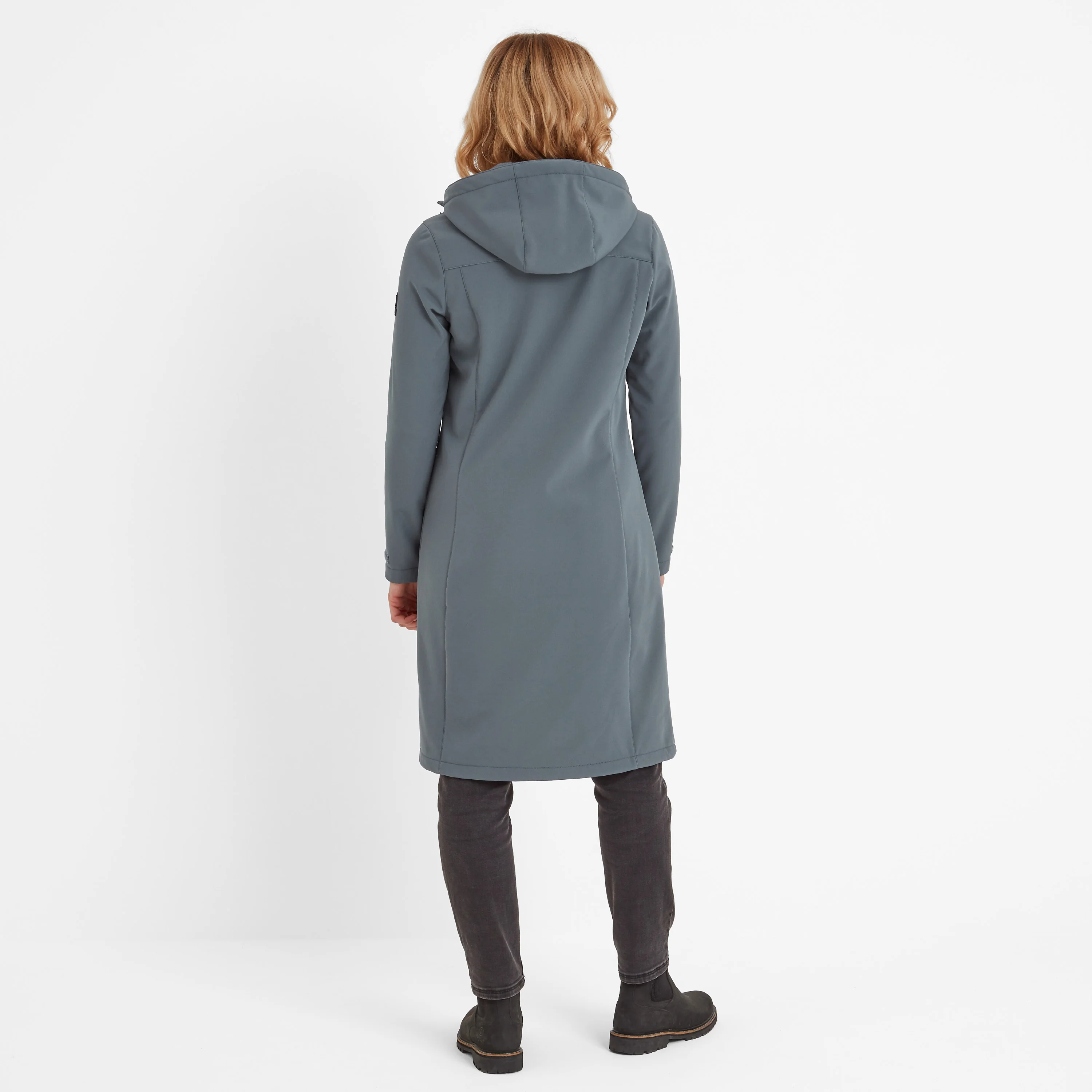 Marina Womens Long Water Resistant Softshell Jacket - Graphite - Image 4